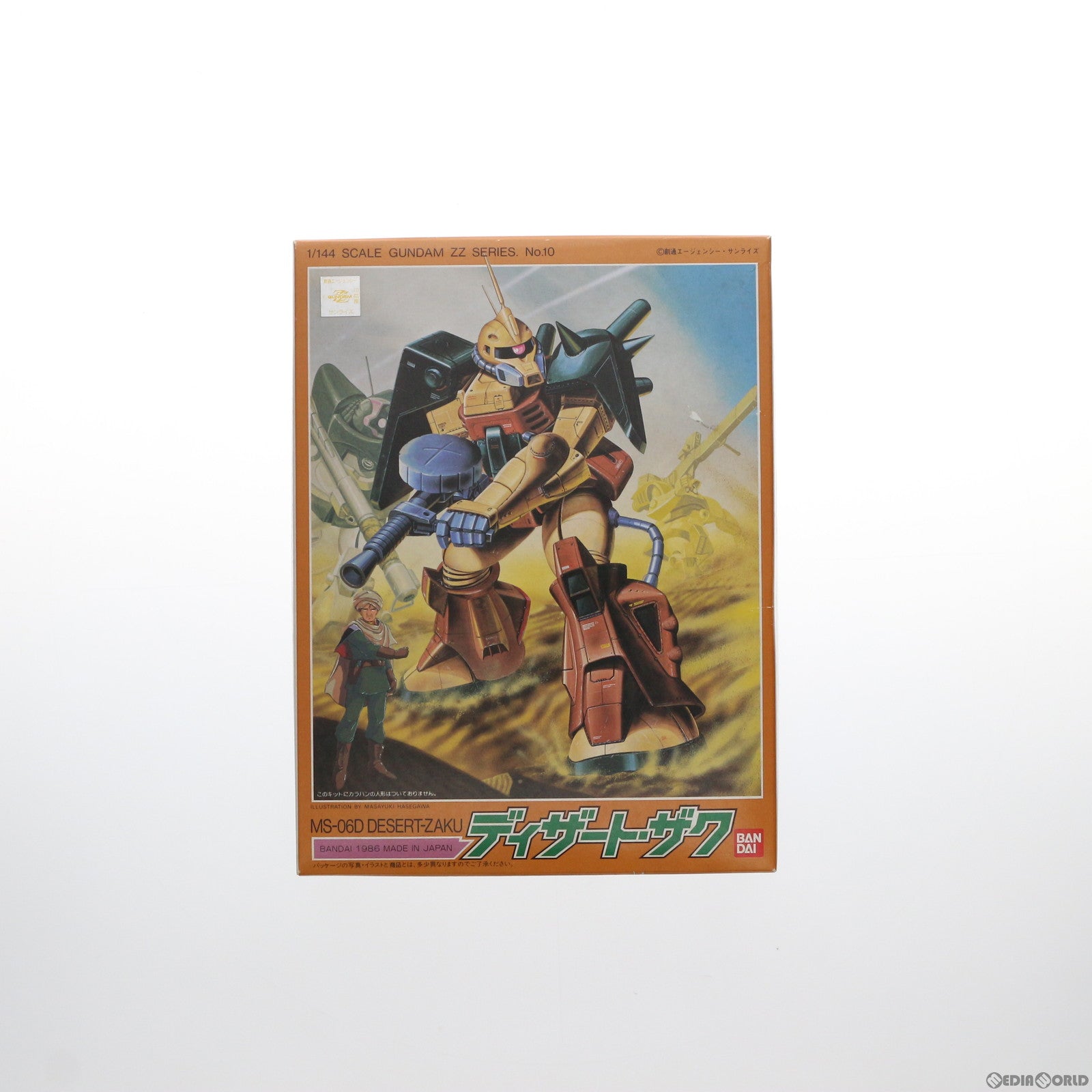 【中古即納】[PTM] 1/144 MS-06D ディザート・ザク 機動戦士ガンダムZZ(ダブルゼータ) シリーズ No.10 プラモデル(0006818) バンダイ(19940131)