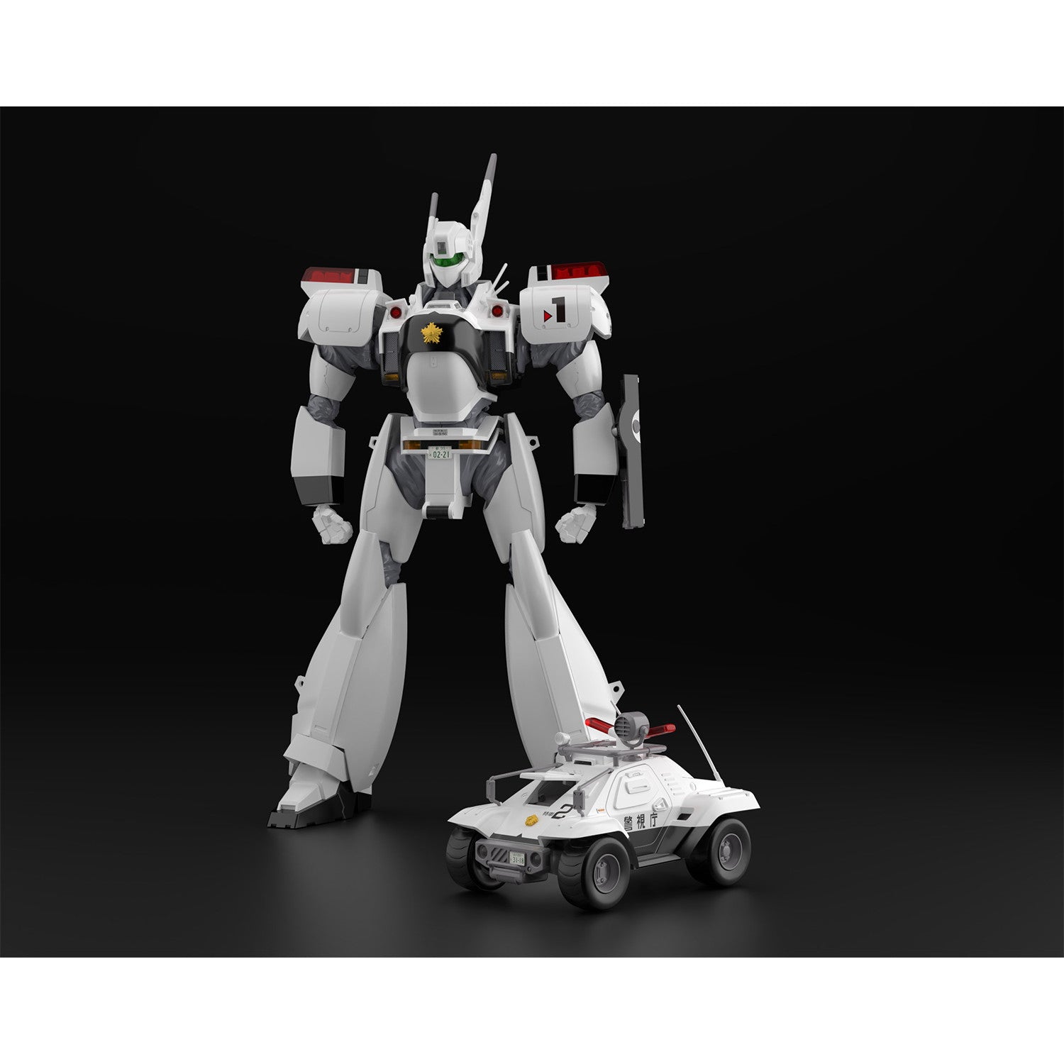 【中古即納】[PTM] ACKS 1/43 AV-98 イングラム1号機+98式特型指揮車セット 機動警察パトレイバー プラモデル(MP-01) アオシマ(20250829)