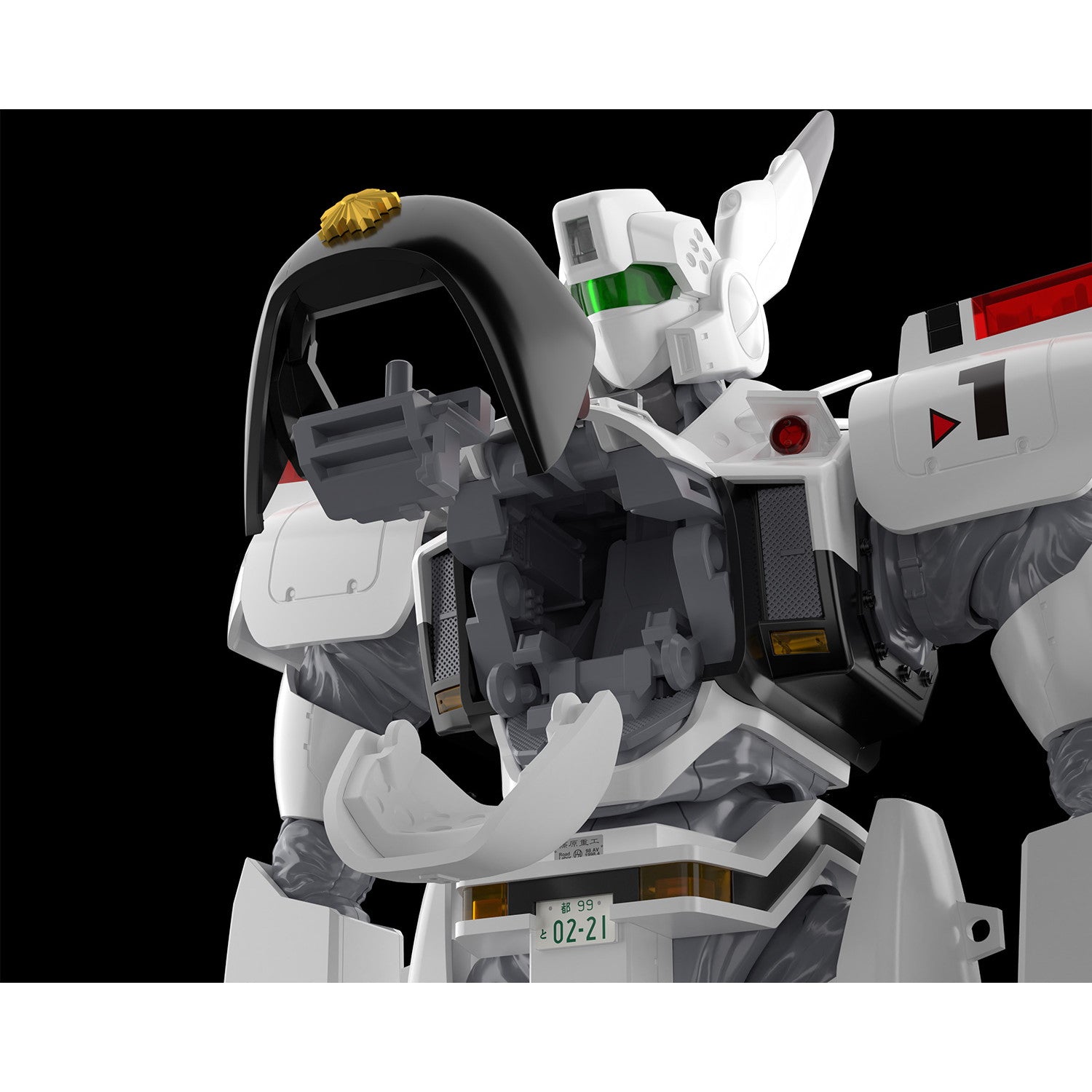 【中古即納】[PTM] ACKS 1/43 AV-98 イングラム1号機+98式特型指揮車セット 機動警察パトレイバー プラモデル(MP-01) アオシマ(20250829)