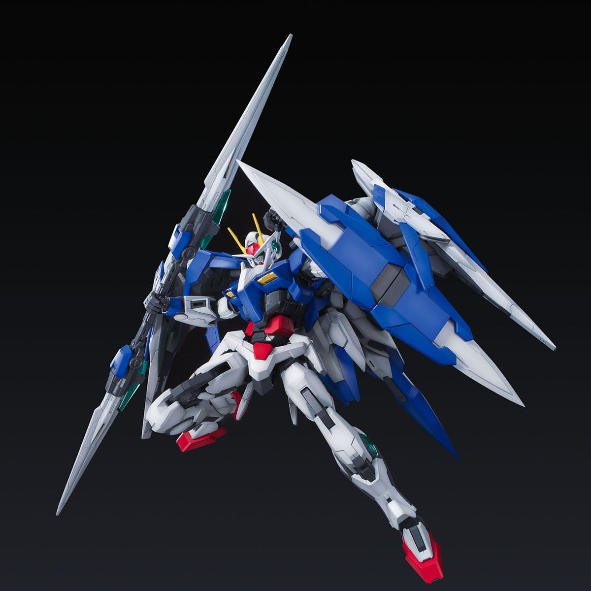 【中古即納】[PTM] (再販) MG 1/100 GN-0000+GNR-010 ダブルオーライザー 機動戦士ガンダム00(ダブルオー) プラモデル(5063082) バンダイスピリッツ(20250419)