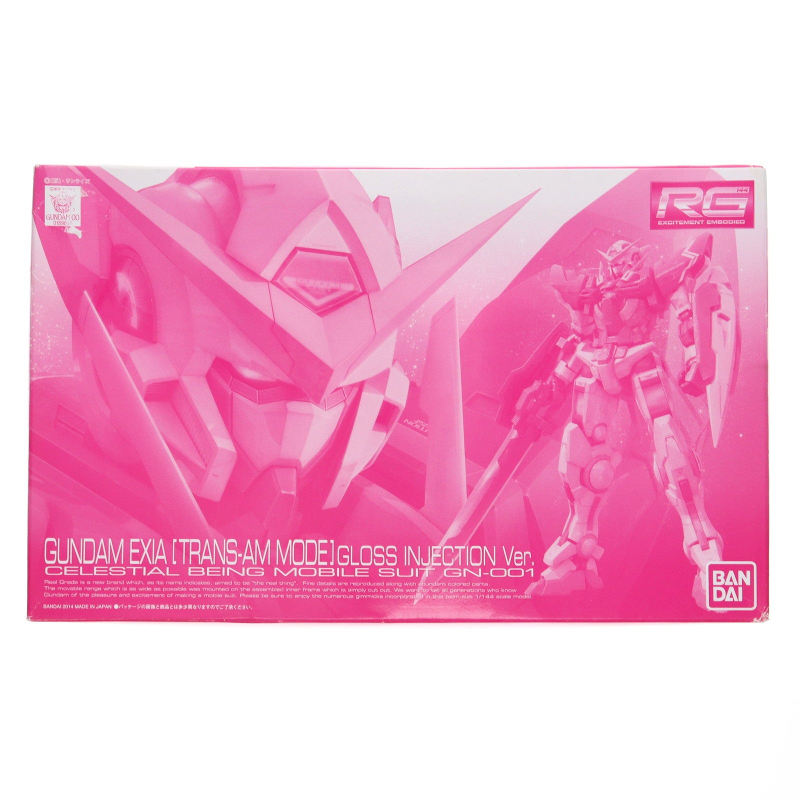 【中古即納】[PTM] プレミアムバンダイ限定 RG 1/144 GN-001 ガンダムエクシア(トランザムモード) グロスインジェクションVer. 機動戦士ガンダム00(ダブルオー) プラモデル(0189646) バンダイ(20140630)
