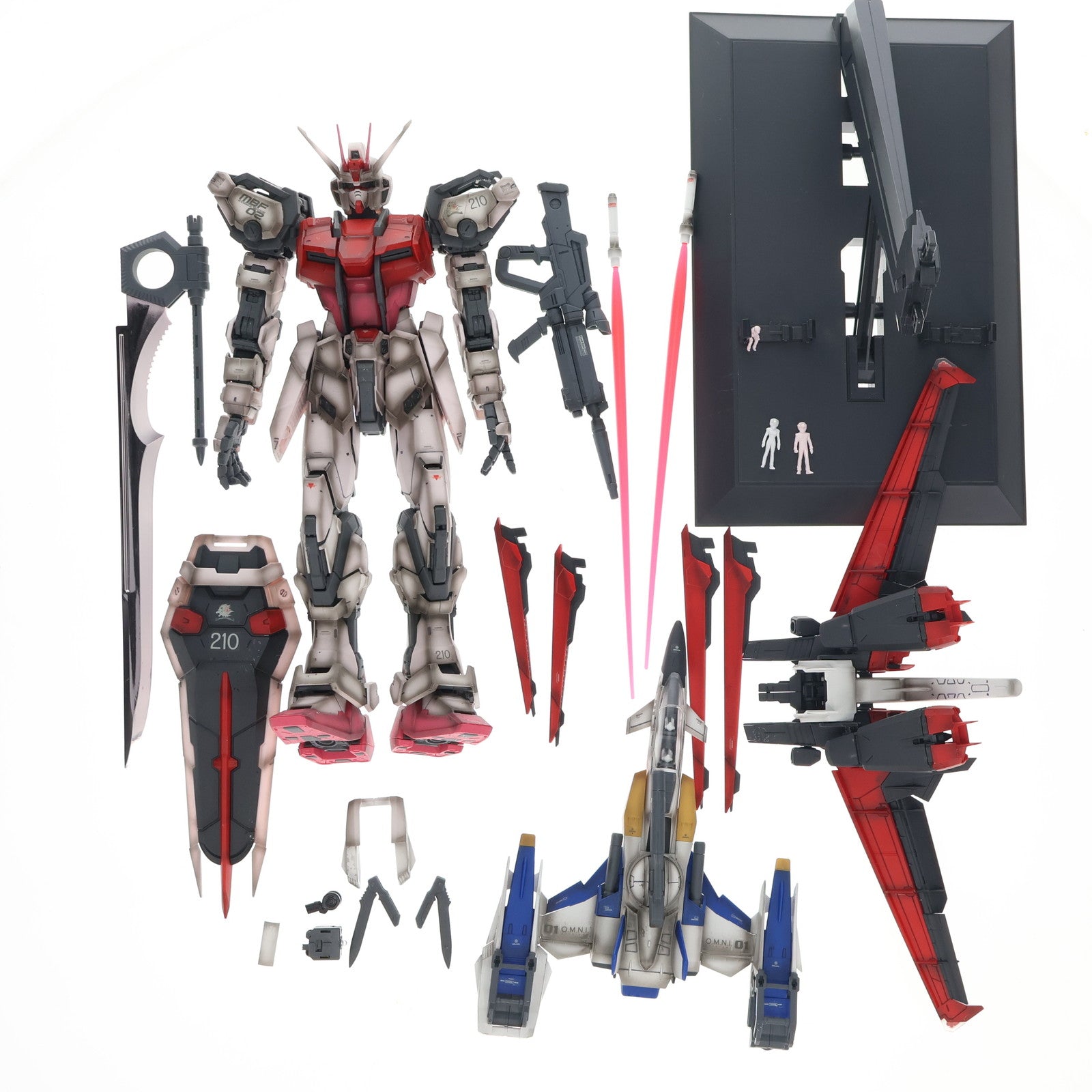 【中古即納】[PTM] (再販) PG 1/60 MBF-02 ストライクルージュ+スカイグラスパー 機動戦士ガンダムSEED(シード) プラモデル(5064234) バンダイスピリッツ(20241225)