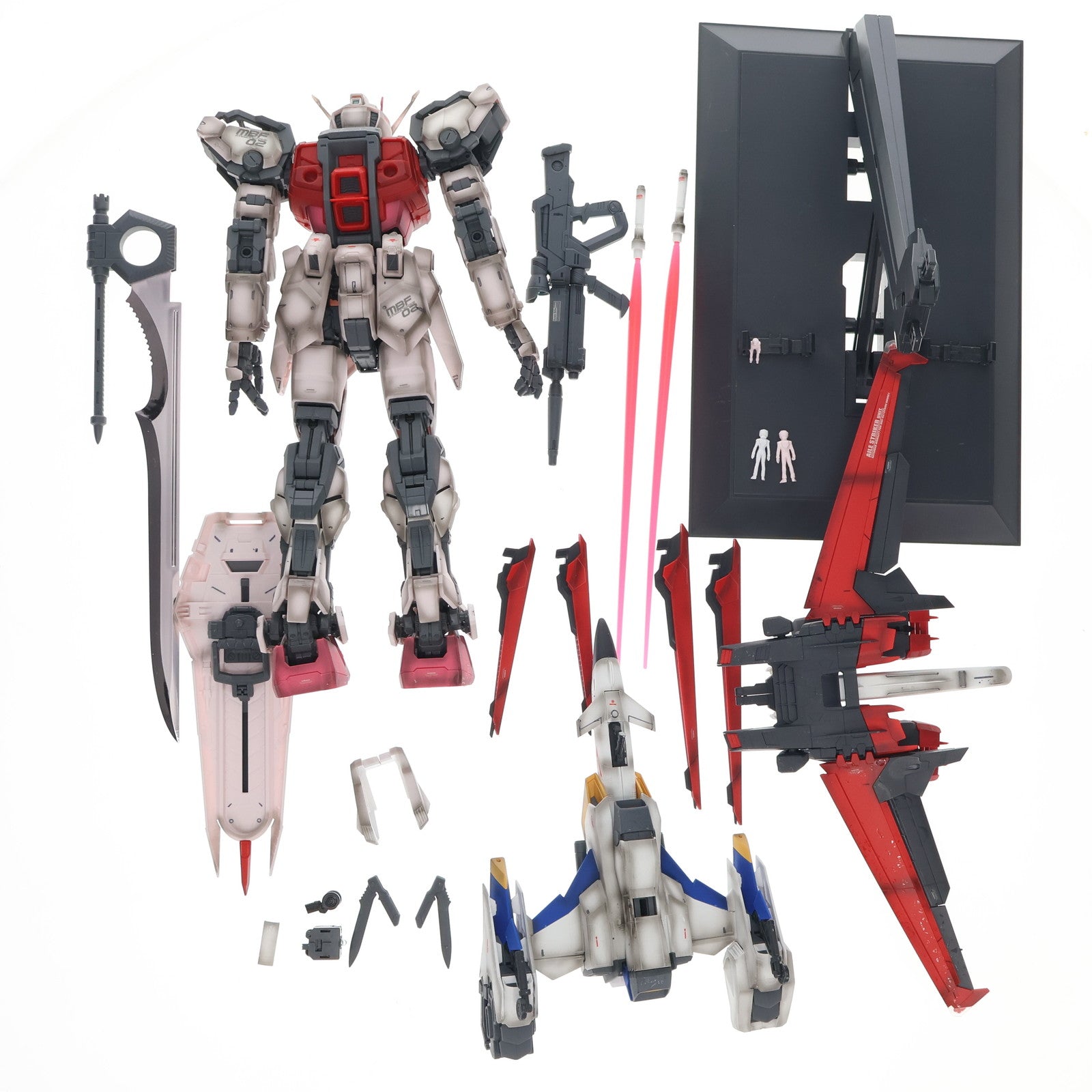 【中古即納】[PTM] (再販) PG 1/60 MBF-02 ストライクルージュ+スカイグラスパー 機動戦士ガンダムSEED(シード) プラモデル(5064234) バンダイスピリッツ(20241225)