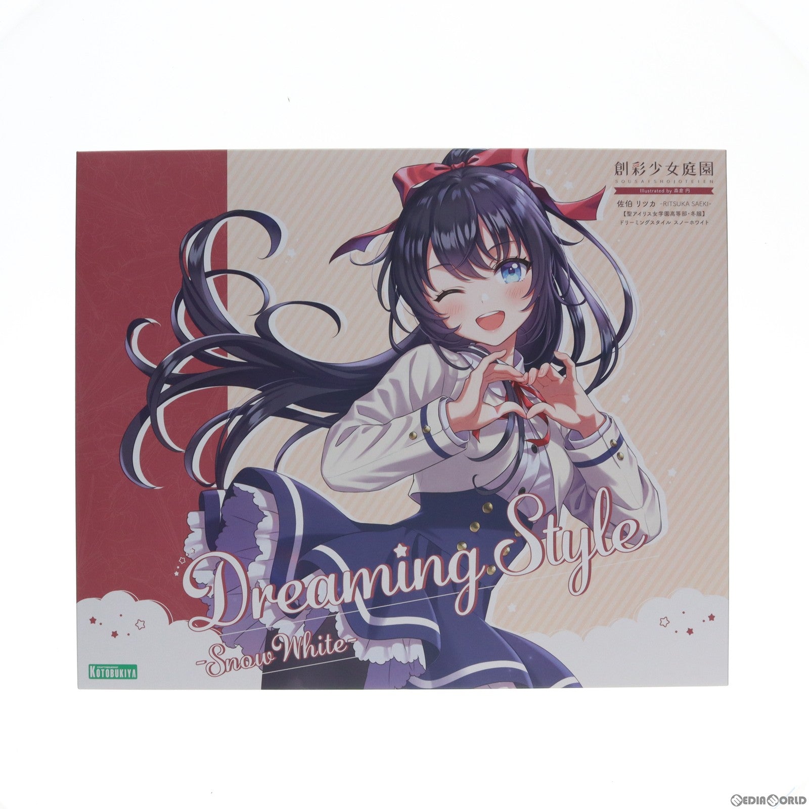 【中古即納】[PTM] コトブキヤショップ限定 創彩少女庭園 1/10 佐伯リツカ【聖アイリス女学園高等部・冬服】ドリーミングスタイル スノーホワイト(さえきりつか) プラモデル(JK032) コトブキヤ(20230531)
