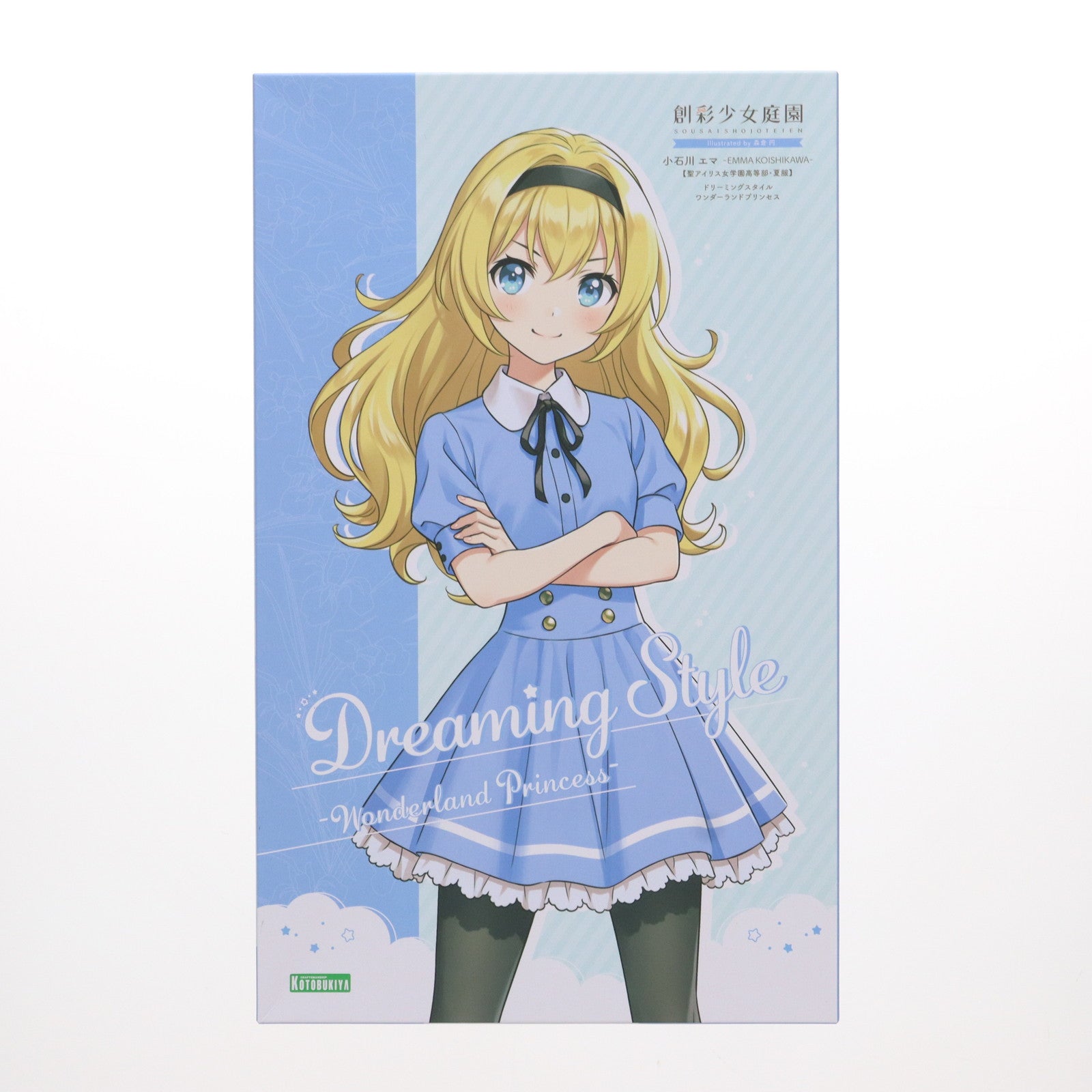 【中古即納】[PTM] 背景シート付属 コトブキヤショップ限定 創彩少女庭園 1/10 小石川エマ【聖アイリス女学園高等部・夏服】 ドリーミングスタイル ワンダーランドプリンセス プラモデル(JK048) コトブキヤ(20240730)