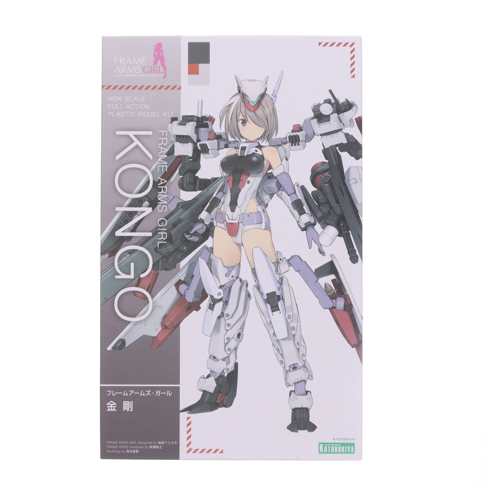 【中古即納】[PTM] (再販) フレームアームズ・ガール 金剛(こんごう) プラモデル(FG019R) コトブキヤ(20240218)