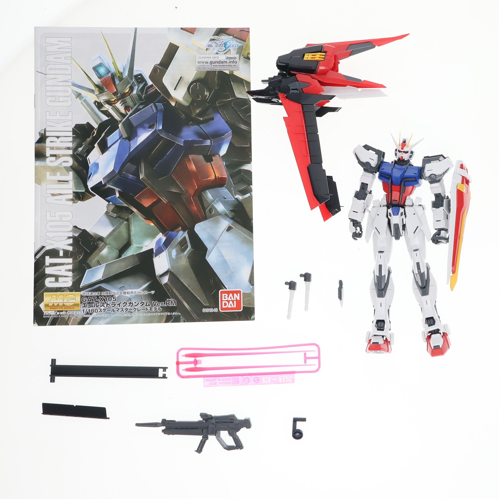 【中古即納】[PTM] MG 1/100 GAT-X105 エールストライクガンダム Ver.RM 機動戦士ガンダムSEED(シード) プラモデル(0181349) バンダイ(20200926)
