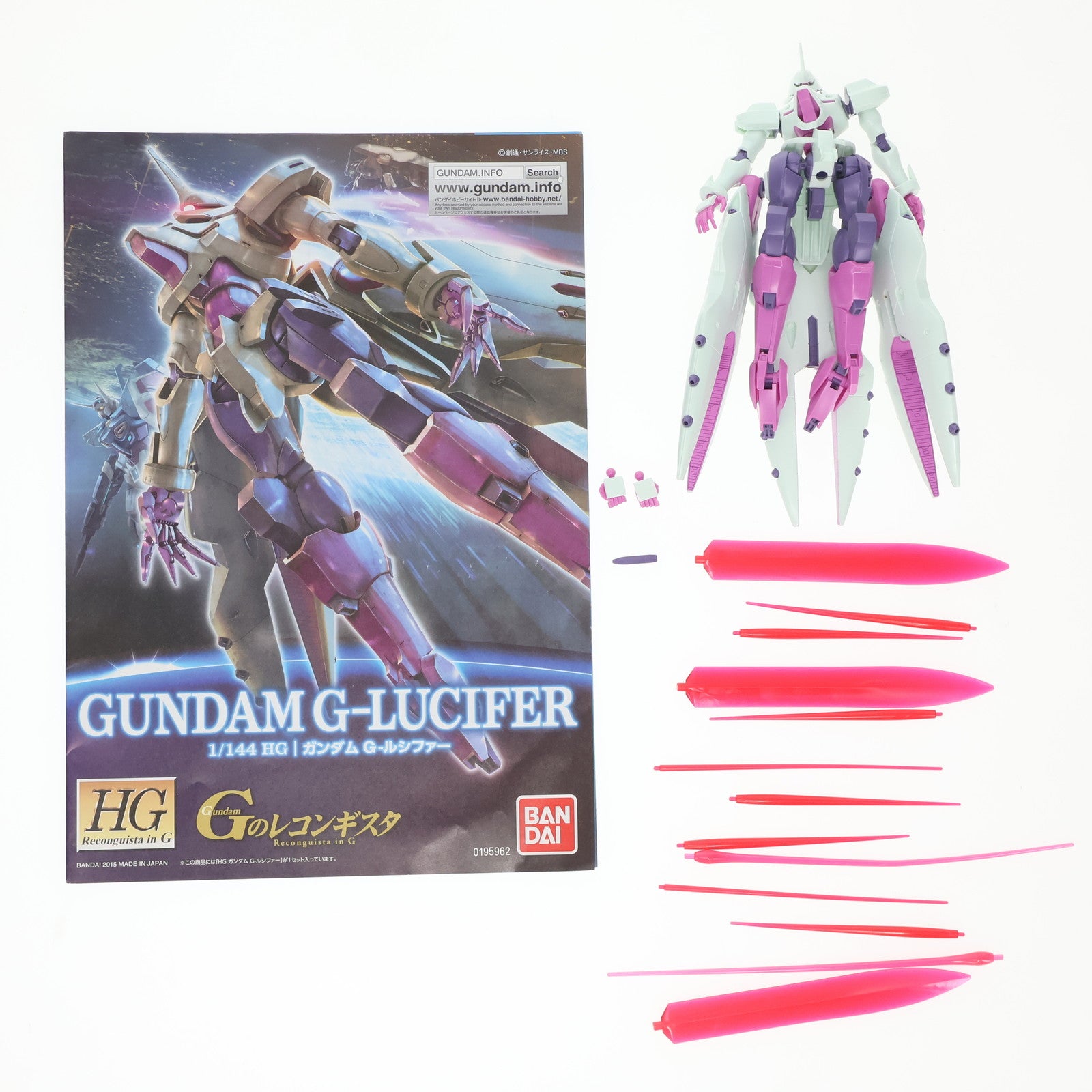 【中古即納】[PTM] HG 1/144 G-ルシファー ガンダム Gのレコンギスタ プラモデル バンダイ(20150314)