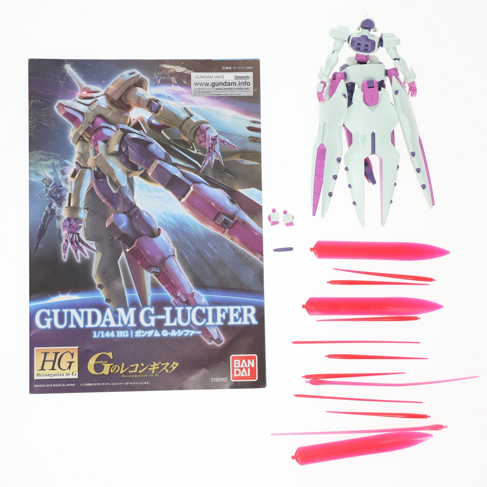 【中古即納】[PTM] HG 1/144 G-ルシファー ガンダム Gのレコンギスタ プラモデル バンダイ(20150314)