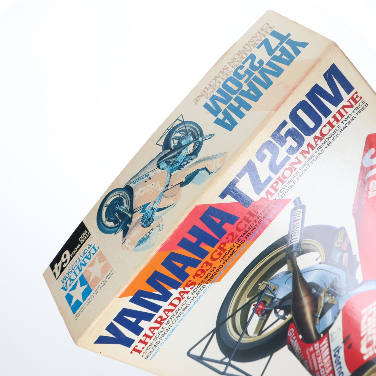 【中古即納】[PTM] オートバイシリーズ No.64 1/12 ヤマハ TZ250M '93GP-2チャンピオンマシン プラモデル(14064) タミヤ(19991231)