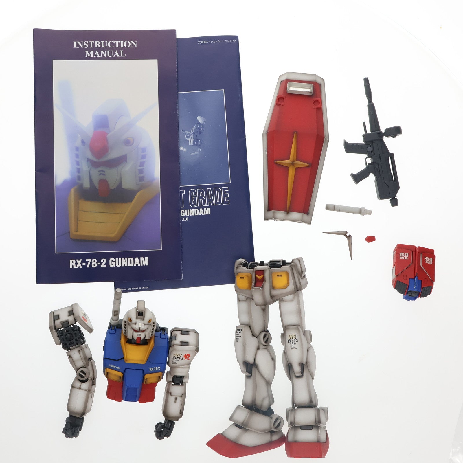 【中古即納】[PTM] PG 1/60 RX-78-2 ガンダム 機動戦士ガンダム プラモデル(5064228) バンダイスピリッツ(19981130)