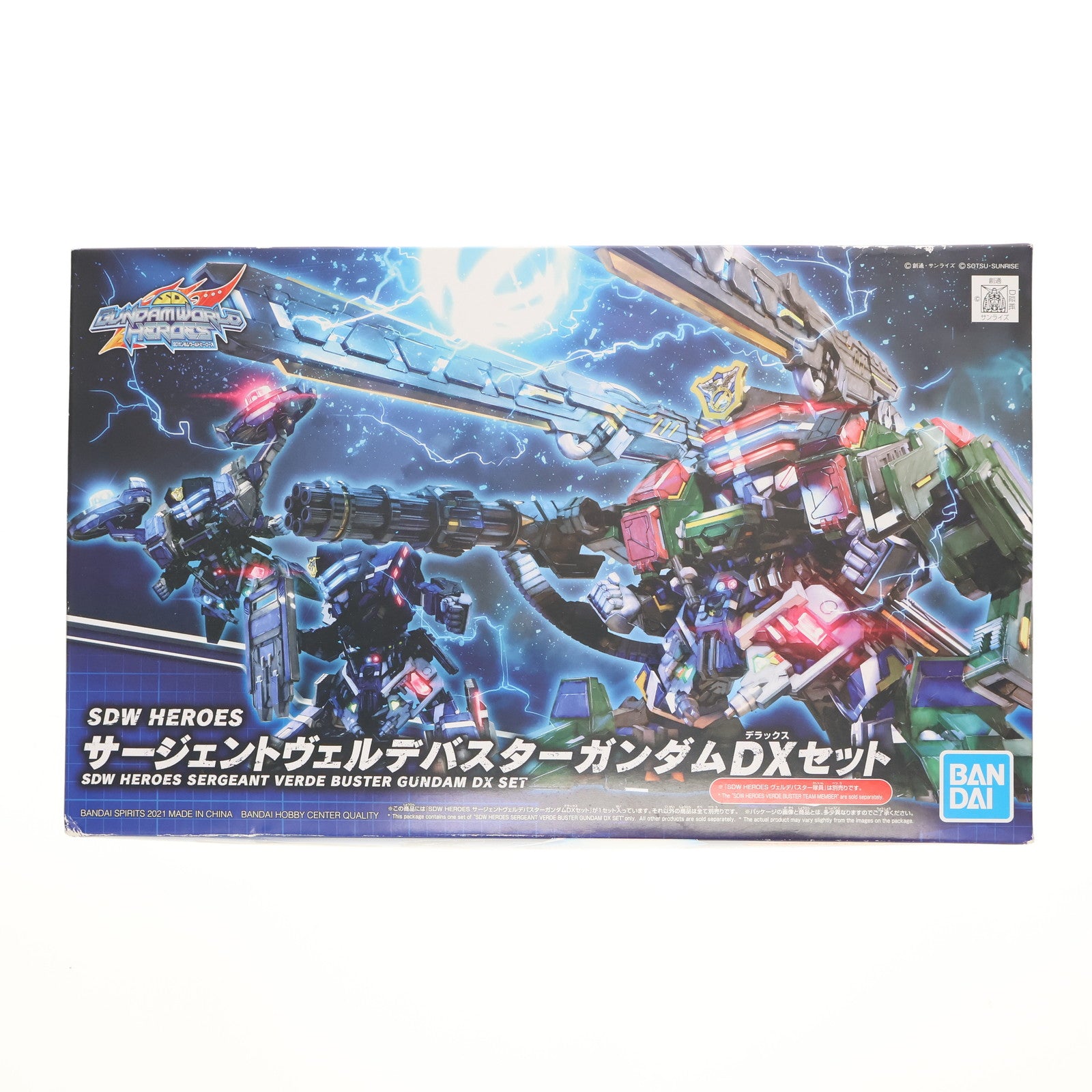 【中古即納】[PTM] サージェントヴェルデバスターガンダムDXセット SDガンダムワールド ヒーローズ プラモデル(2568794) バンダイスピリッツ(20230927)