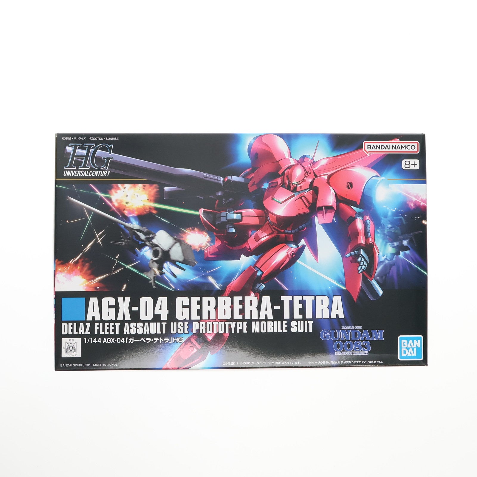 【中古即納】[PTM] (再販) HGUC 1/144 AGX-04 ガーベラ・テトラ 機動戦士ガンダム0083 STARDUST MEMORY(スターダストメモリー) プラモデル バンダイスピリッツ(20241130)