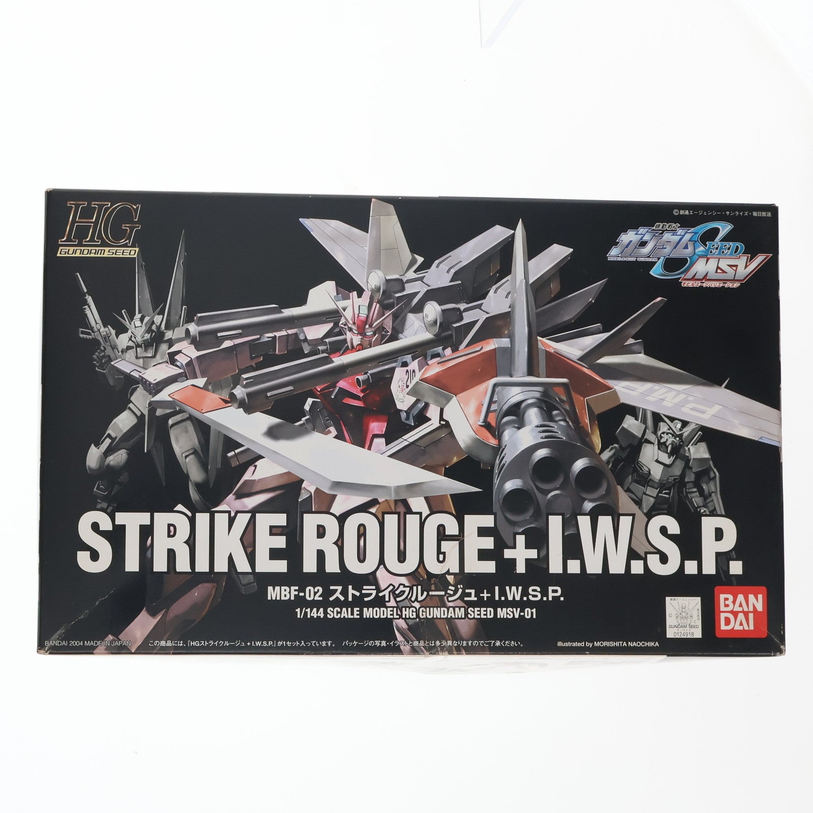【中古即納】[PTM] HG 1/144 ストライクルージュ + I.W.S.P. 機動戦士ガンダムSEED(シード) プラモデル バンダイ(20171202)