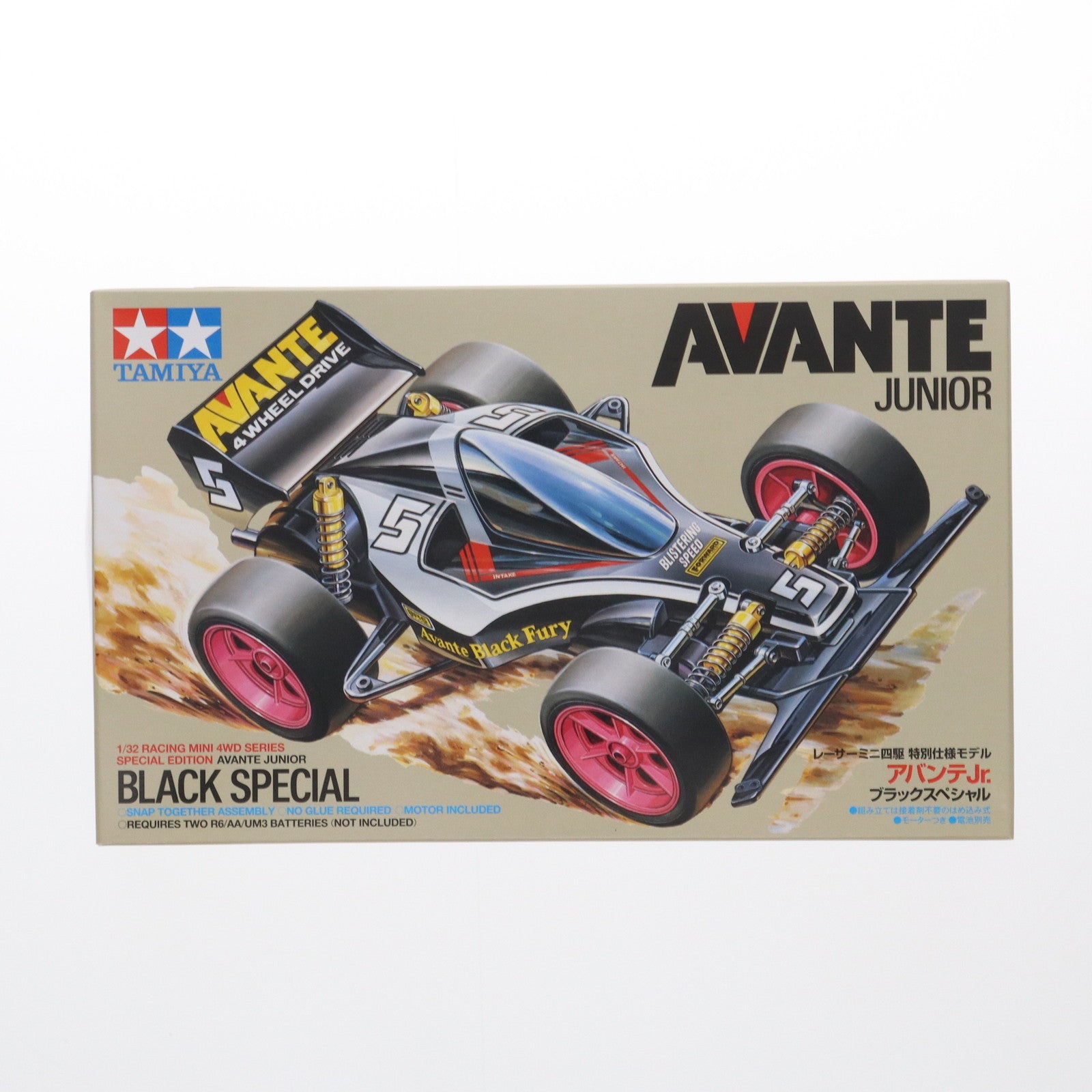【中古即納】[PTM] ミニ四駆特別企画 1/32 アバンテJr. ブラックスペシャル プラモデル(95501) タミヤ(20240907)