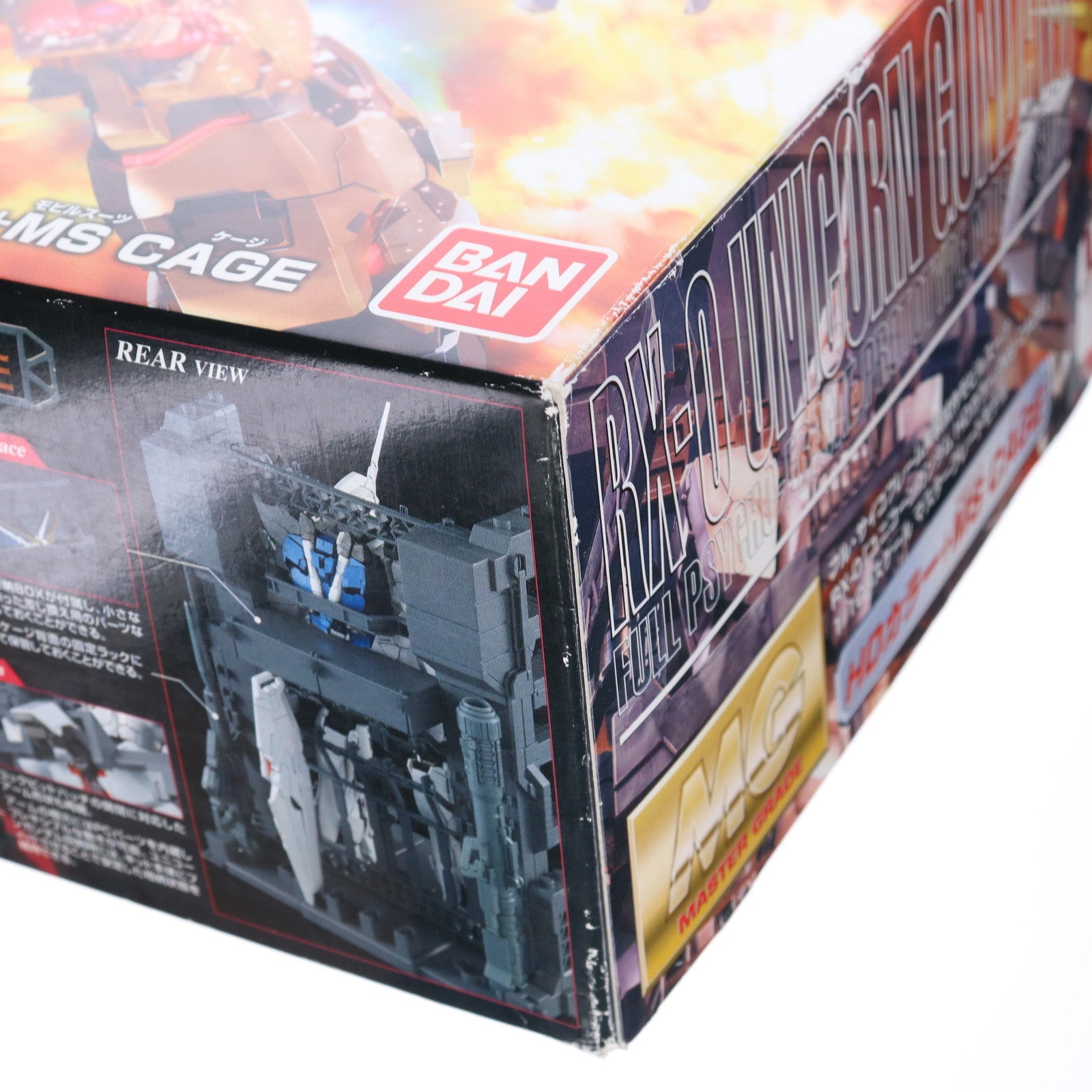 【中古即納】[PTM] MG 1/100 RX-0 ユニコーンガンダム HDカラー+MS CAGE 機動戦士ガンダムUC(ユニコーン) プラモデル(0162052) バンダイ(20100312)