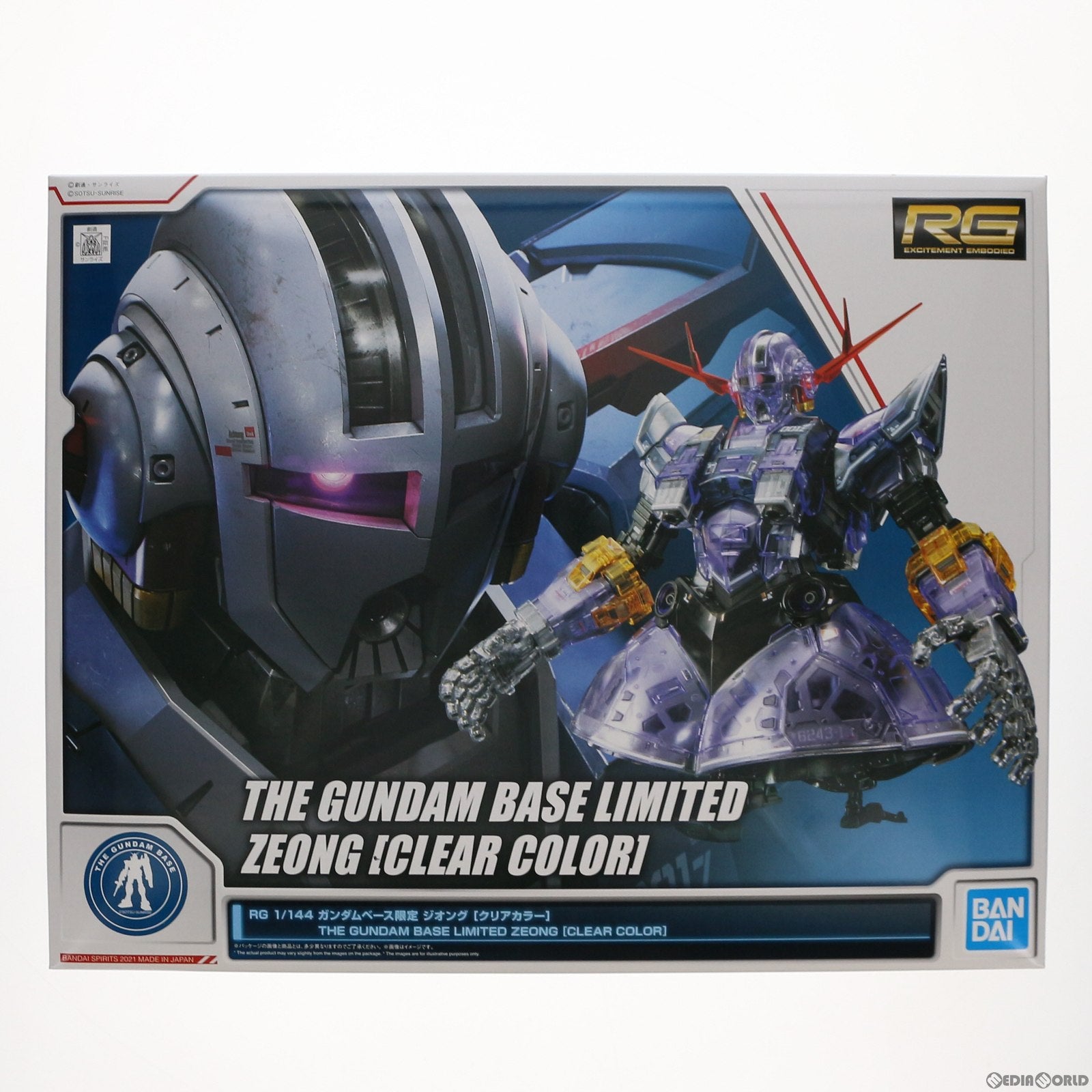 【中古即納】[PTM] ガンダムベース限定 RG 1/144 MSN-02 ジオング[クリアカラー] 機動戦士ガンダム プラモデル(5062050) バンダイスピリッツ(20211031)