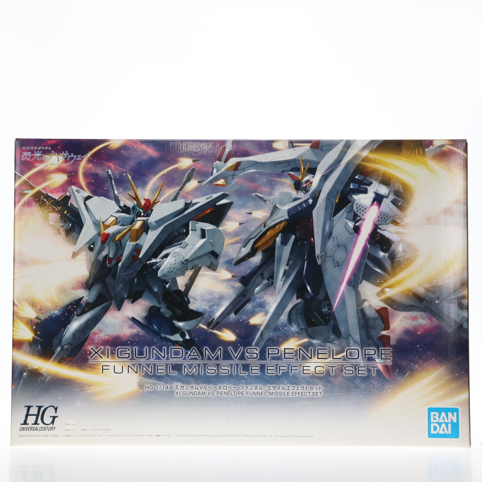 【中古即納】[PTM] HGUC 1/144 ΞガンダムVSペーネロペー ファンネル・ミサイル エフェクトセット 機動戦士ガンダム 閃光のハサウェイ プラモデル(5061332) バンダイスピリッツ(20210424)