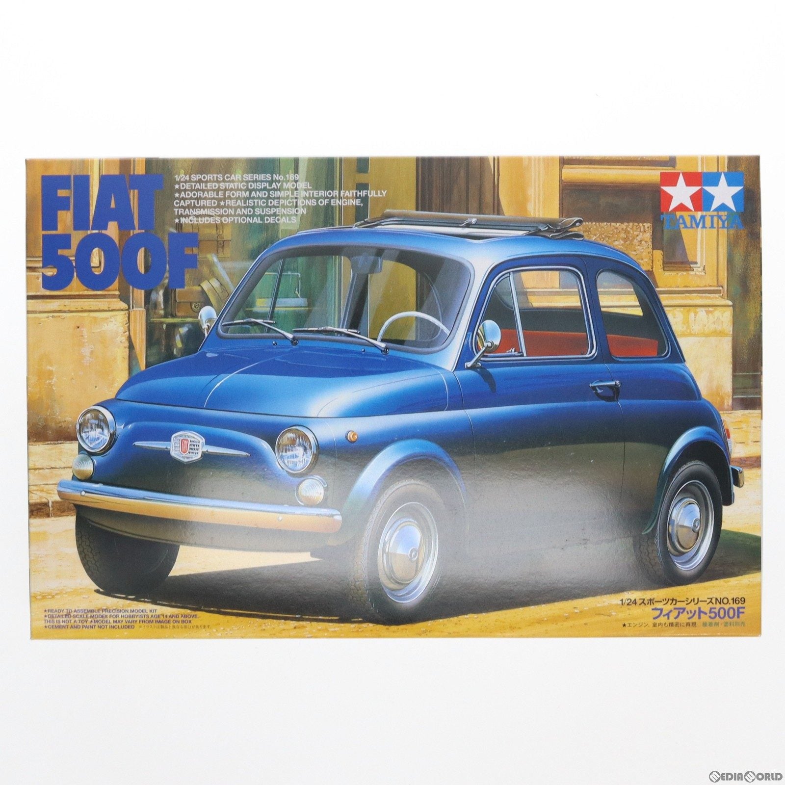 【中古即納】[PTM] スポーツカーシリーズ No.169 1/24 フィアット 500F ディスプレイモデル 特別販売 プラモデル(24169) タミヤ(20240202)