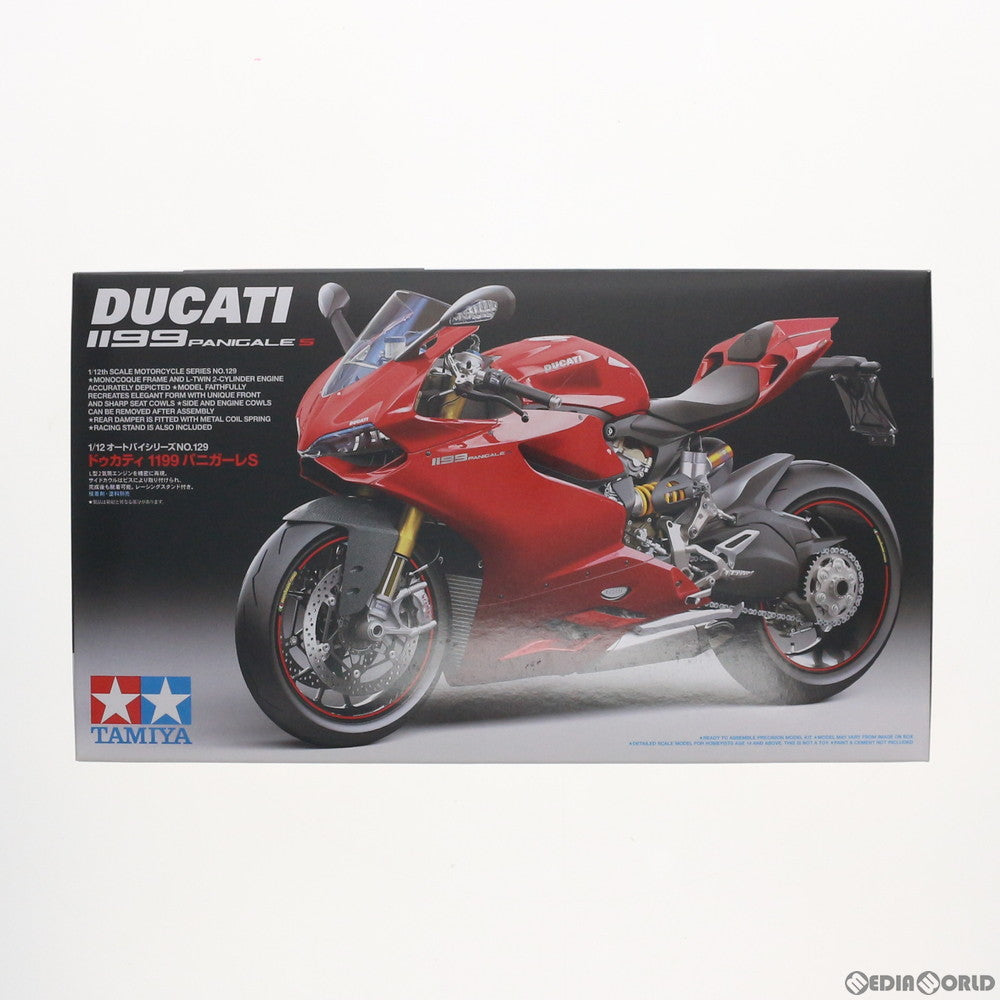 【中古即納】[PTM] 1/12 オートバイシリーズ No.129 ドゥカティ 1199 パニガーレS プラモデル(14129) タミヤ(20140531)