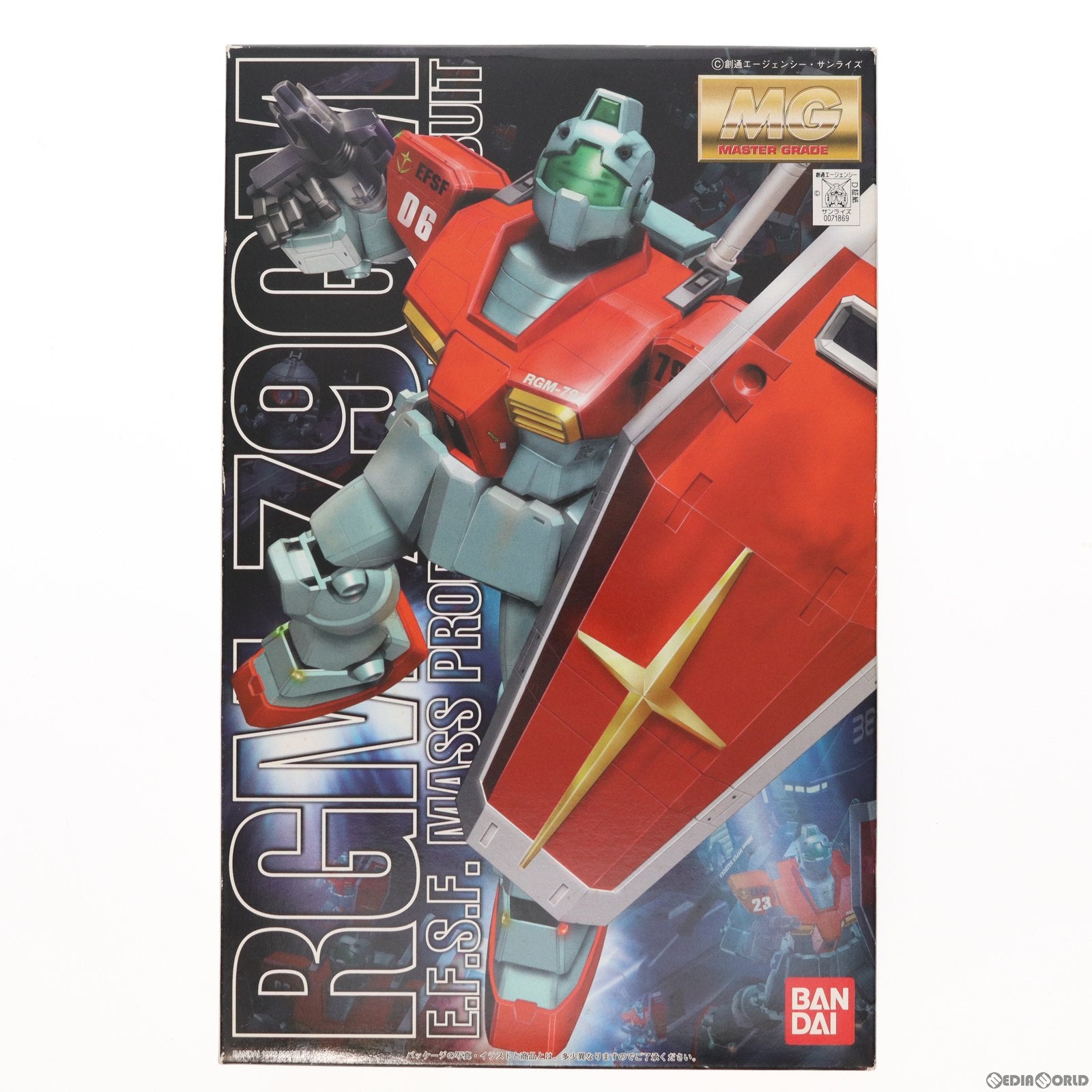 【中古即納】[PTM] MG 1/100 RGM-79 ジム 機動戦士ガンダム プラモデル(0071869) バンダイ(20170224)
