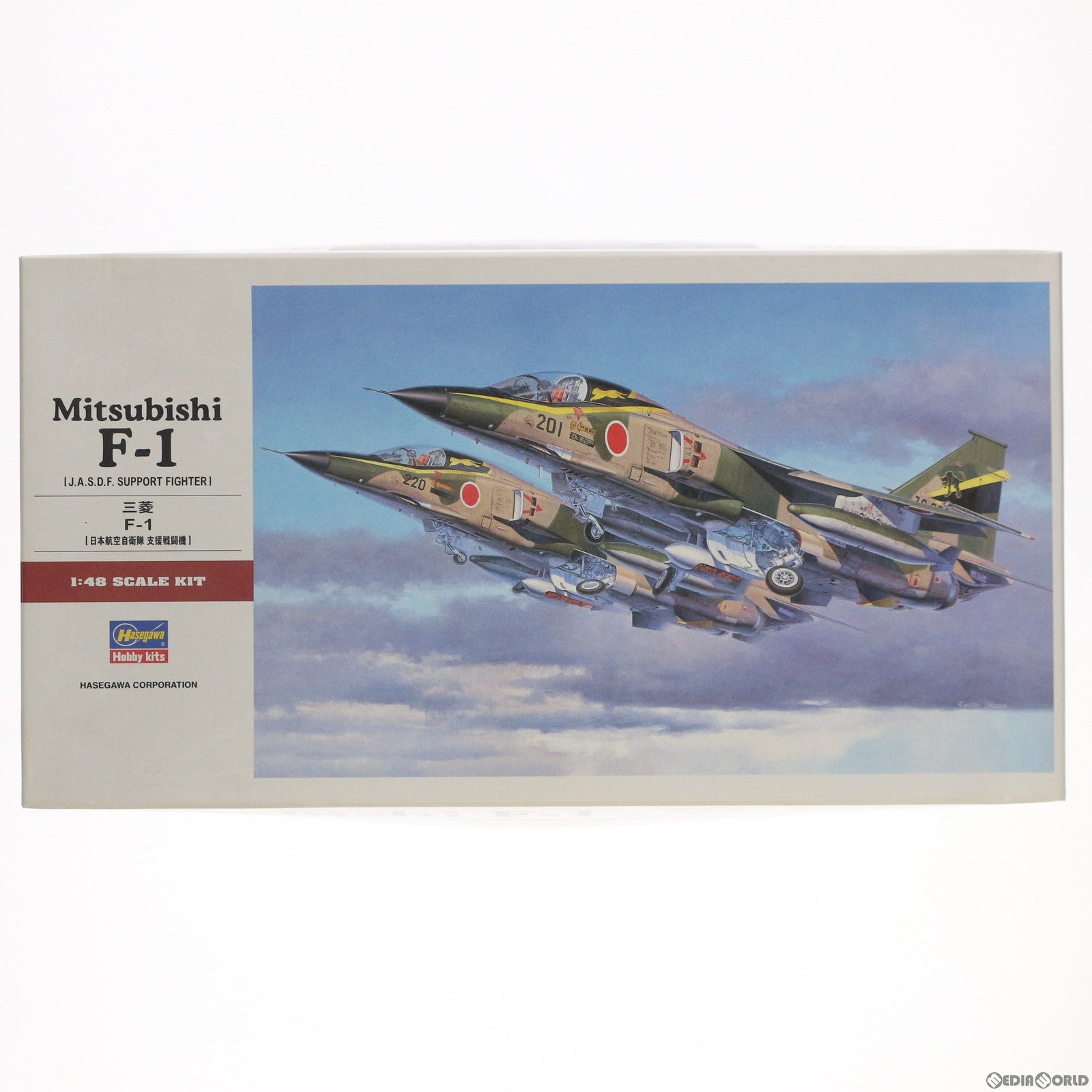 【中古即納】[PTM] 1/48 三菱 F-1 日本航空自衛隊 支援戦闘機「PT35」 プラモデル(07235) ハセガワ(20191207)
