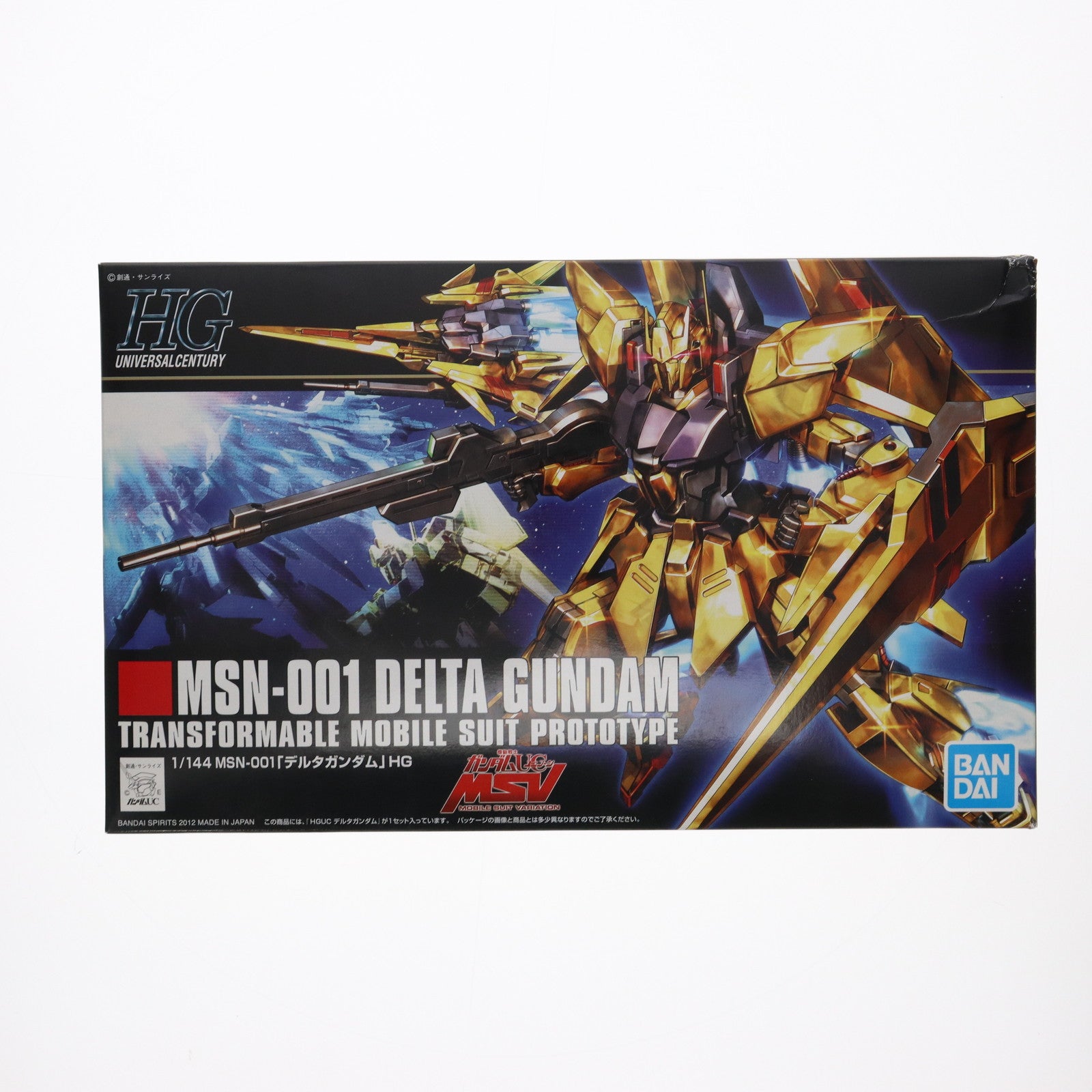【中古即納】[PTM] (再販) HGUC 1/144 MSN-001 デルタガンダム 機動戦士ガンダムUC(ユニコーン) プラモデル(5060970) バンダイスピリッツ(20251008)