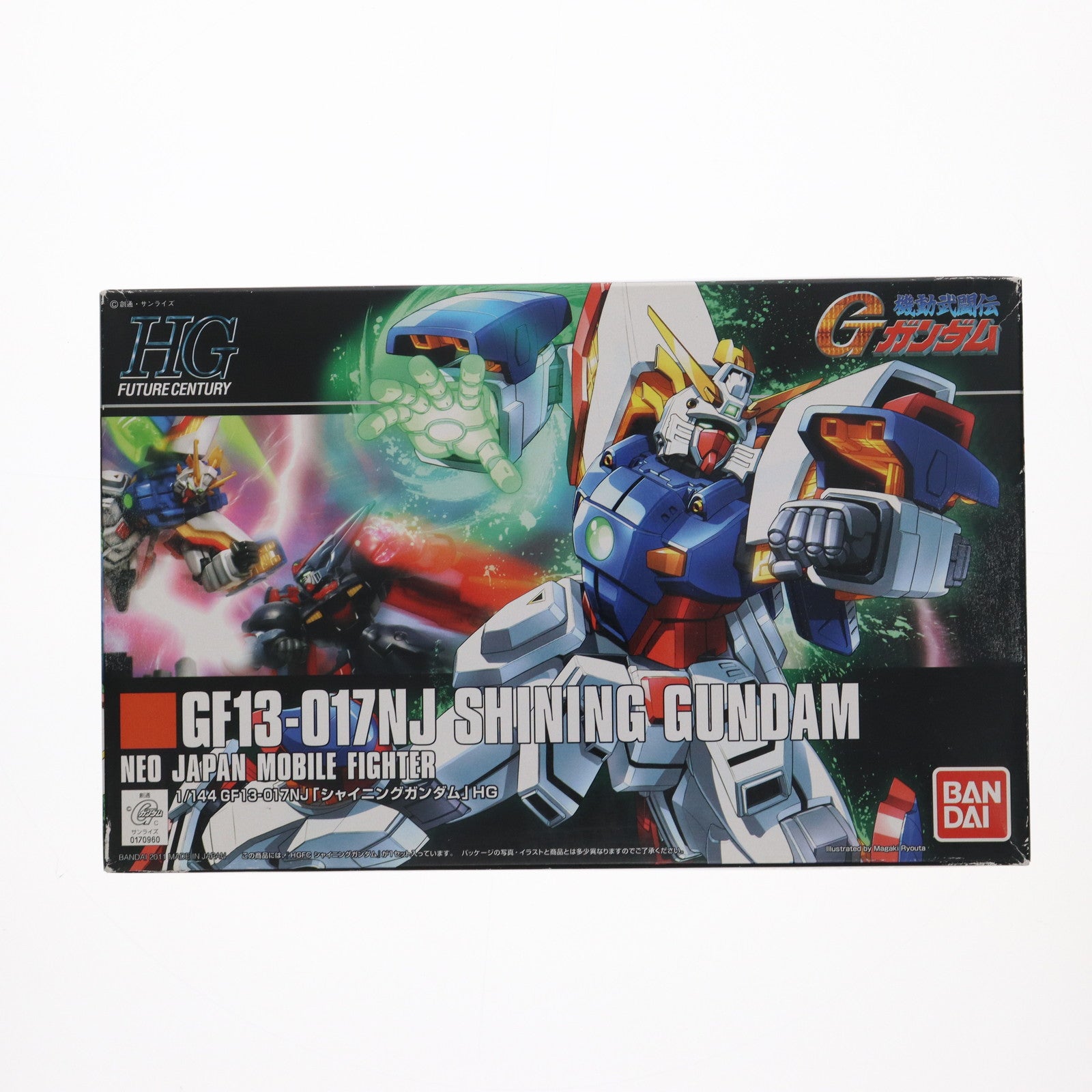 【中古即納】[PTM] HGFC 1/144 シャイニングガンダム 機動武闘伝Gガンダム プラモデル バンダイ(20180824)