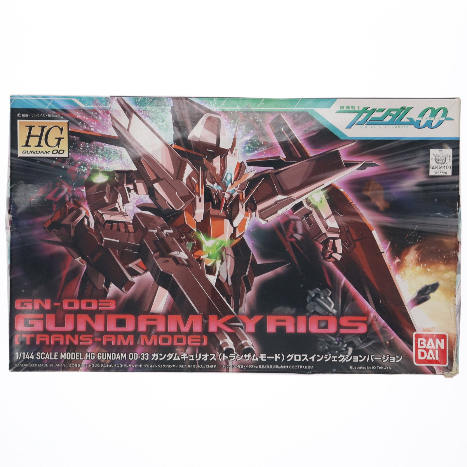 【中古即納】[PTM] HG 1/144 GN-003 ガンダムキュリオス(トランザムモード) 機動戦士ガンダム00(ダブルオー) プラモデル(0157720) バンダイ(20090131)