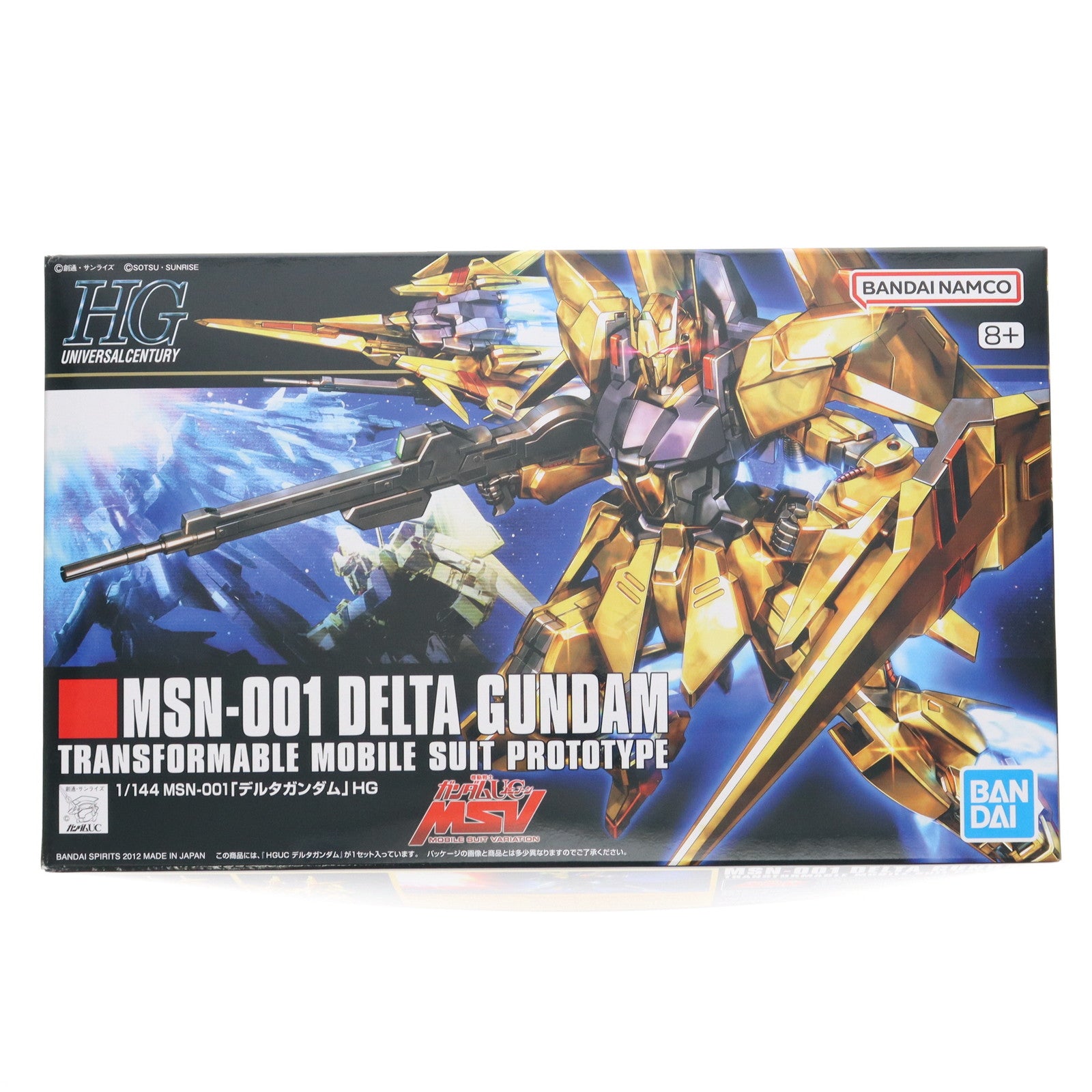 【中古即納】[PTM] (再販) HGUC 1/144 MSN-001 デルタガンダム 機動戦士ガンダムUC(ユニコーン) プラモデル(5060970) バンダイスピリッツ(20251008)