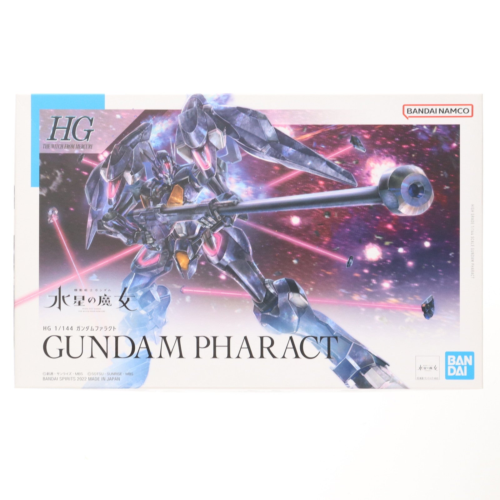 【中古即納】[PTM] HG 1/144 ガンダムファラクト 機動戦士ガンダム 水星の魔女 プラモデル(5063354) バンダイスピリッツ(20241127)