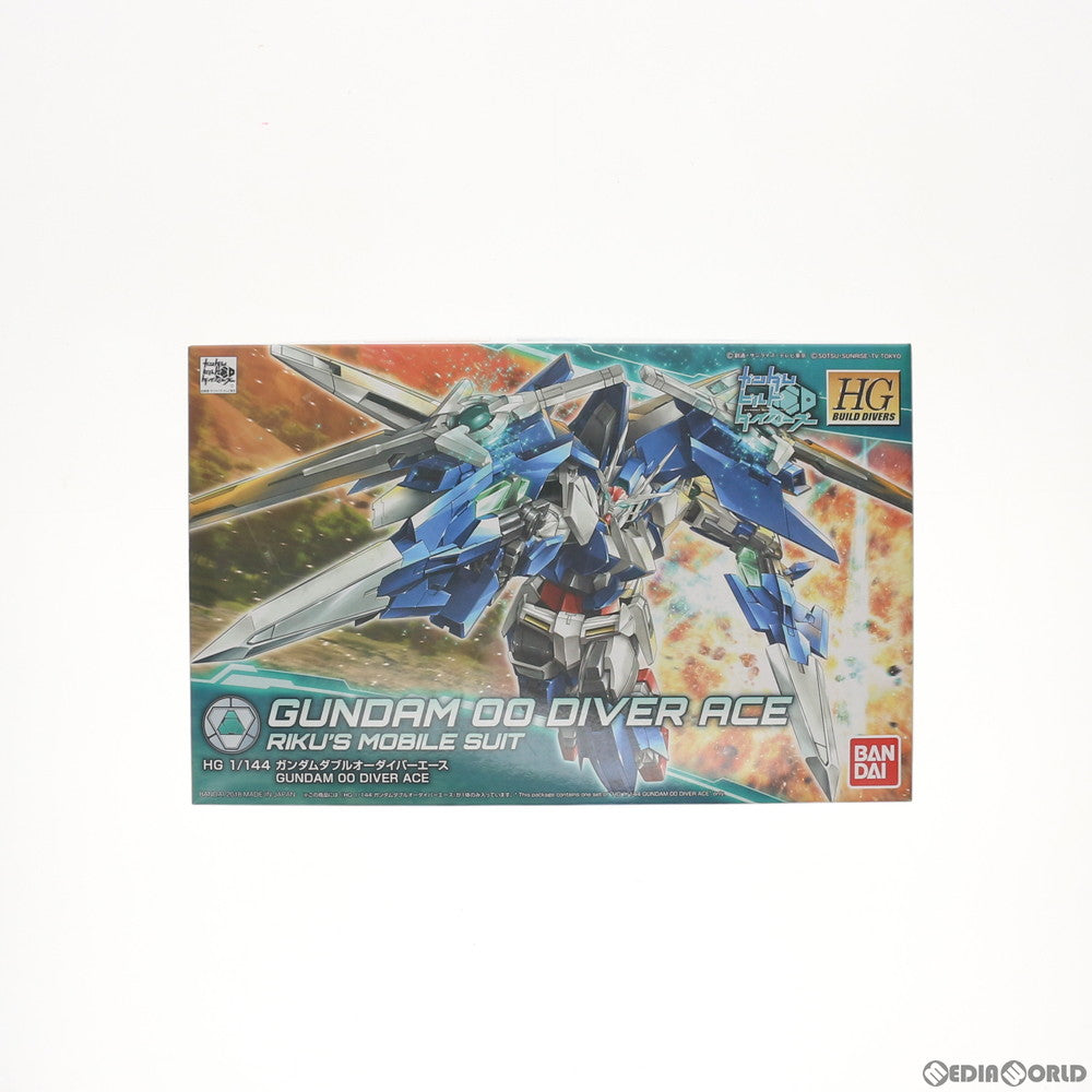 【中古即納】[PTM] HGBD 1/144 GN-0000DVR/A ガンダムダブルオーダイバーエース ガンダムビルドダイバーズ プラモデル バンダイ(20180721)