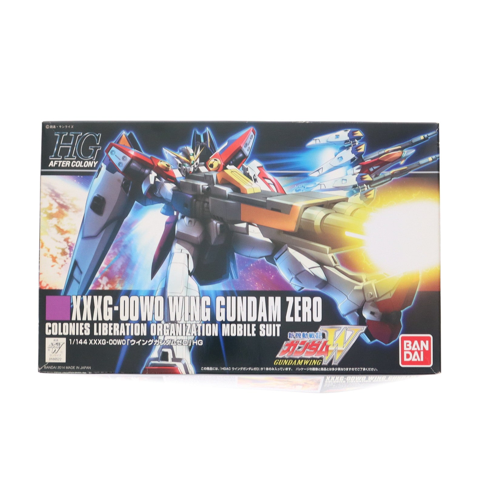 【中古即納】[PTM] HGAC 1/144 XXXG-00W0 ウイングガンダムゼロ 新機動戦記ガンダムW プラモデル(0186522) バンダイ(20190326)