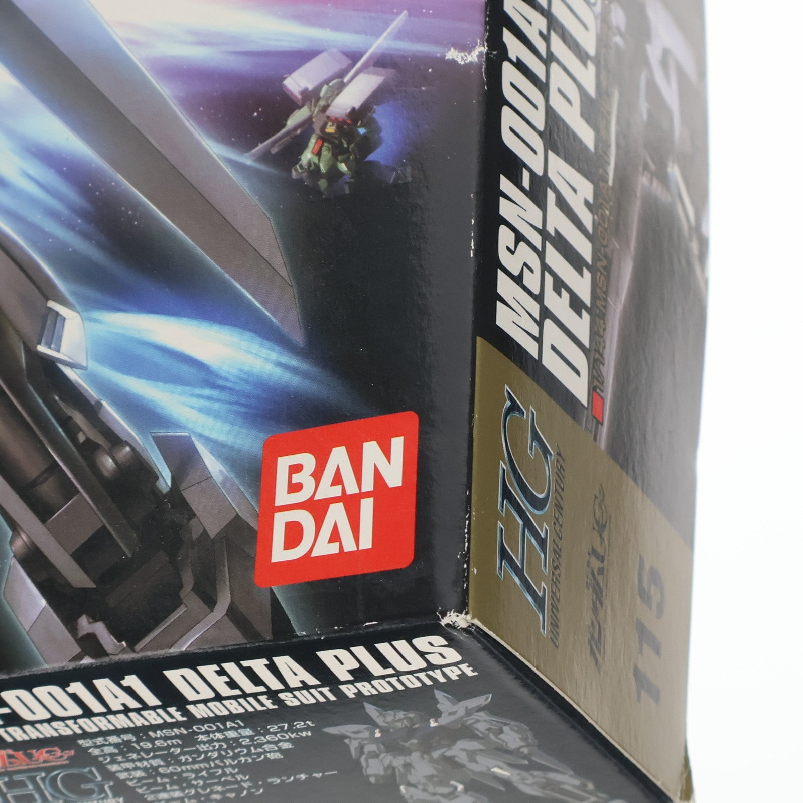 【中古即納】[PTM] HGUC 1/144 デルタプラス 機動戦士ガンダムUC(ユニコーン) プラモデル(0164265) バンダイ(20190730)