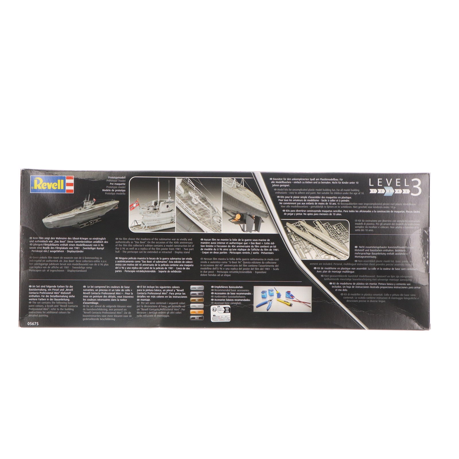 【中古即納】[PTM] 1/144 映画Uボート 40周年記念ムービーセット(ギフトセット) プラモデル(05675) Revell(レベル)(20210604)