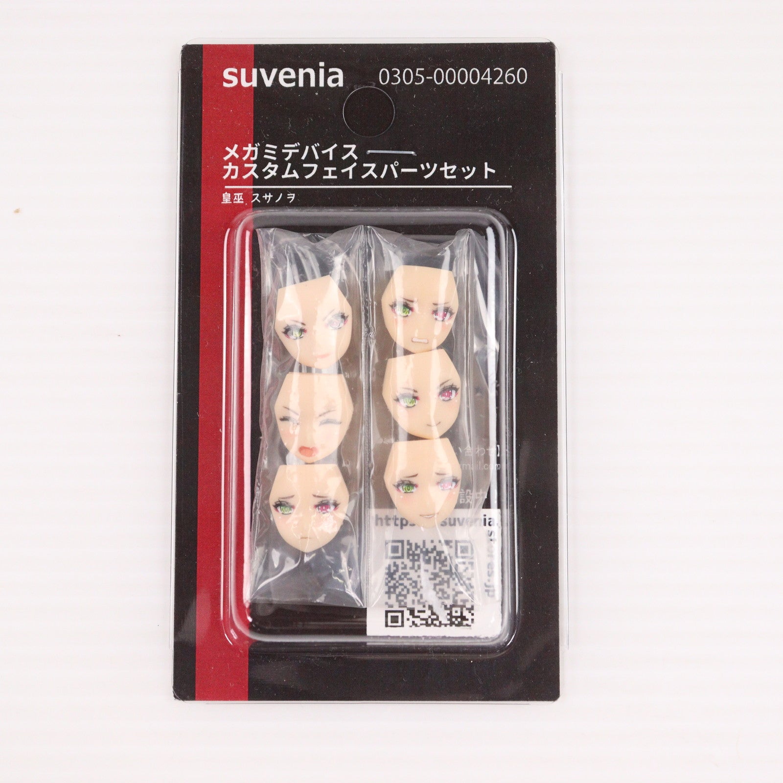 【中古即納】[PTM] メガミデバイス 1/1 皇巫(オウブ) スサノヲ用 カスタムフェイスパーツセット(6個入) プラモデル用アクセサリ(0305-00004260) suvenia(スヴニール)(20221231)