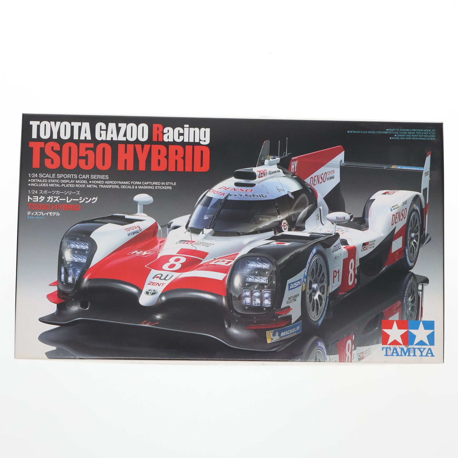 【中古即納】[PTM] スポーツカーシリーズ No.349 1/24 トヨタ ガズーレーシング TS050 HYBRID ディスプレイモデル プラモデル(24349) タミヤ(20190524)