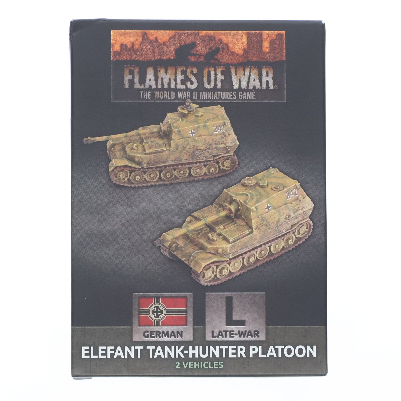 【中古即納】[PTM] 1/100 Elefant Tank-Hunter Platoon Flames of War(フレイムズ・オブ・ウォー) Late War プラモデル Battlefront Miniatures(20220328)
