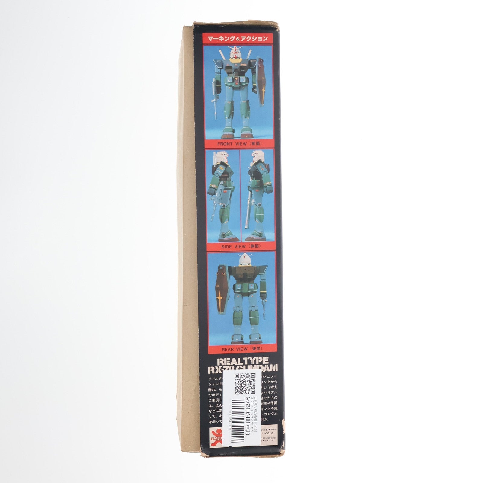 【中古即納】[PTM] (JAN無し版) 1/100 RX-78 リアルタイプ ガンダム 機動戦士ガンダム プラモデル(36269) バンダイ(19820328)