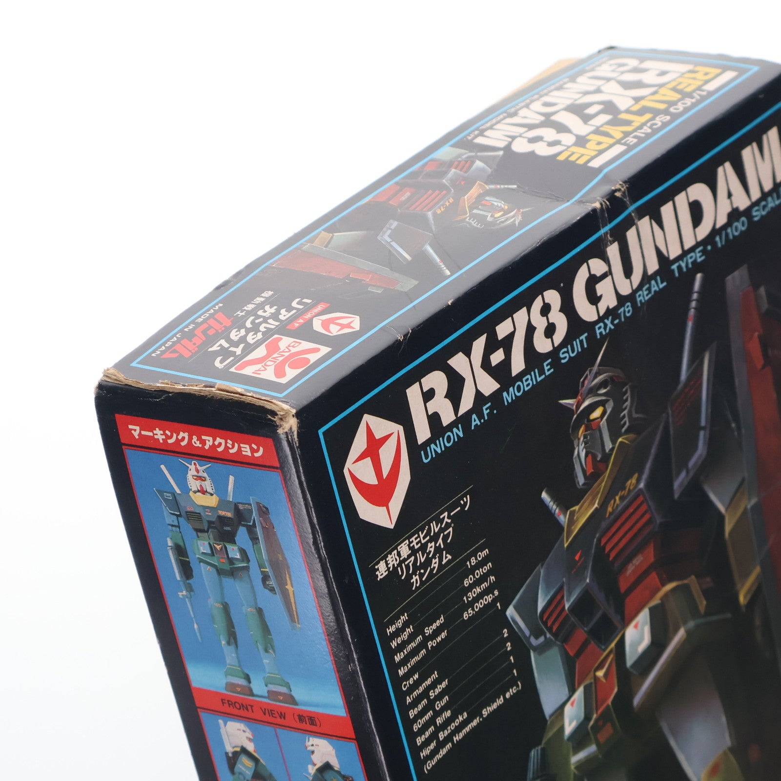 【中古即納】[PTM] (JAN無し版) 1/100 RX-78 リアルタイプ ガンダム 機動戦士ガンダム プラモデル(36269) バンダイ(19820328)