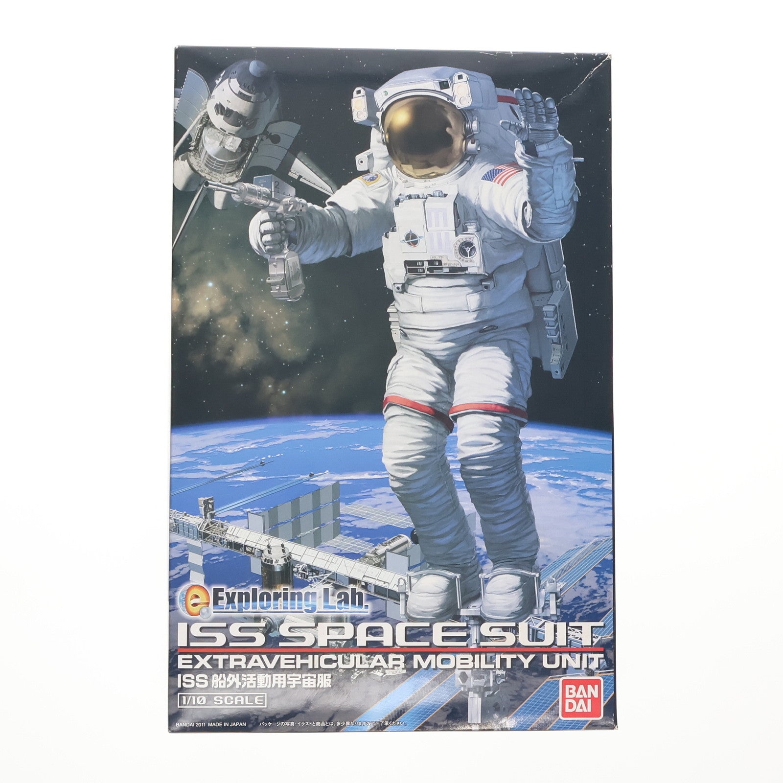 【中古即納】[PTM] 1/10 ISS 船外活動用宇宙服 Exploring Lab. プラモデル(0171078) バンダイ(20110923)