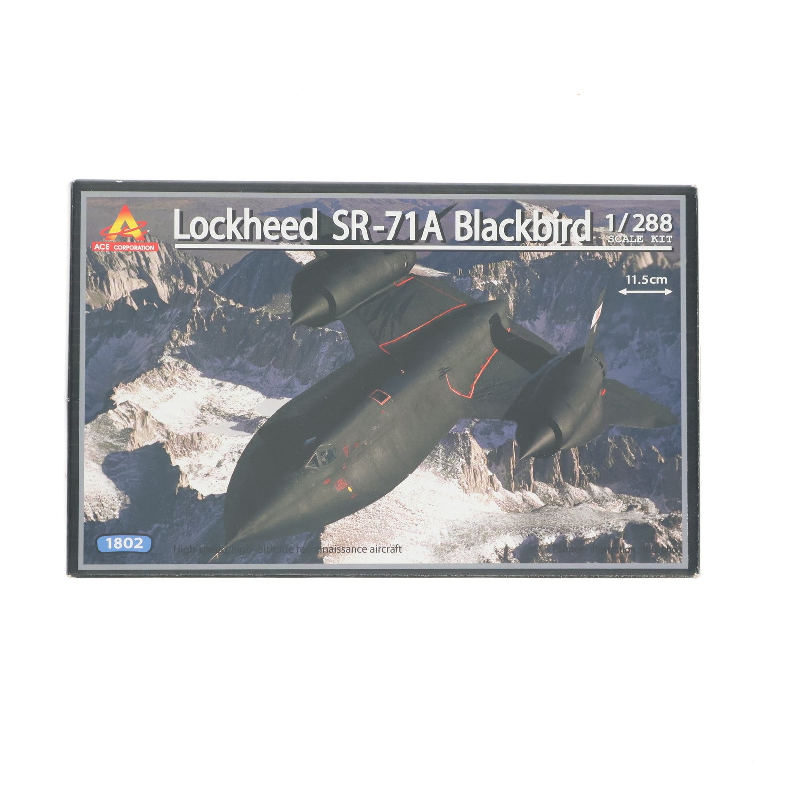 【中古即納】[PTM] 1/288 SR-71A BLACK BIRD(ブラックバード) プラモデル(1802) ACE(エース)(20111231)