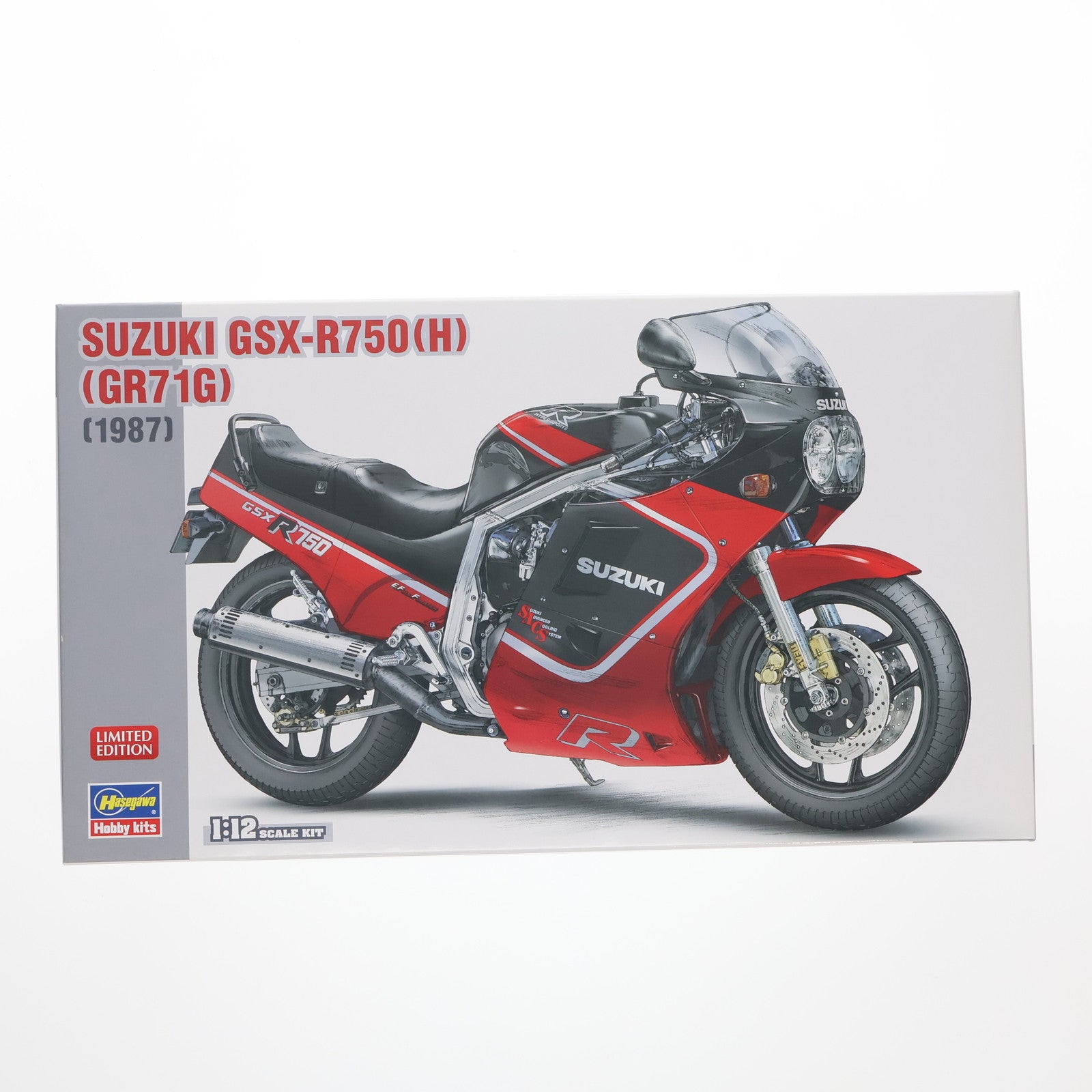 【中古即納】[PTM] 1/12 スズキ GSX-R750 H GR71G プラモデル(21725) ハセガワ(20231222)