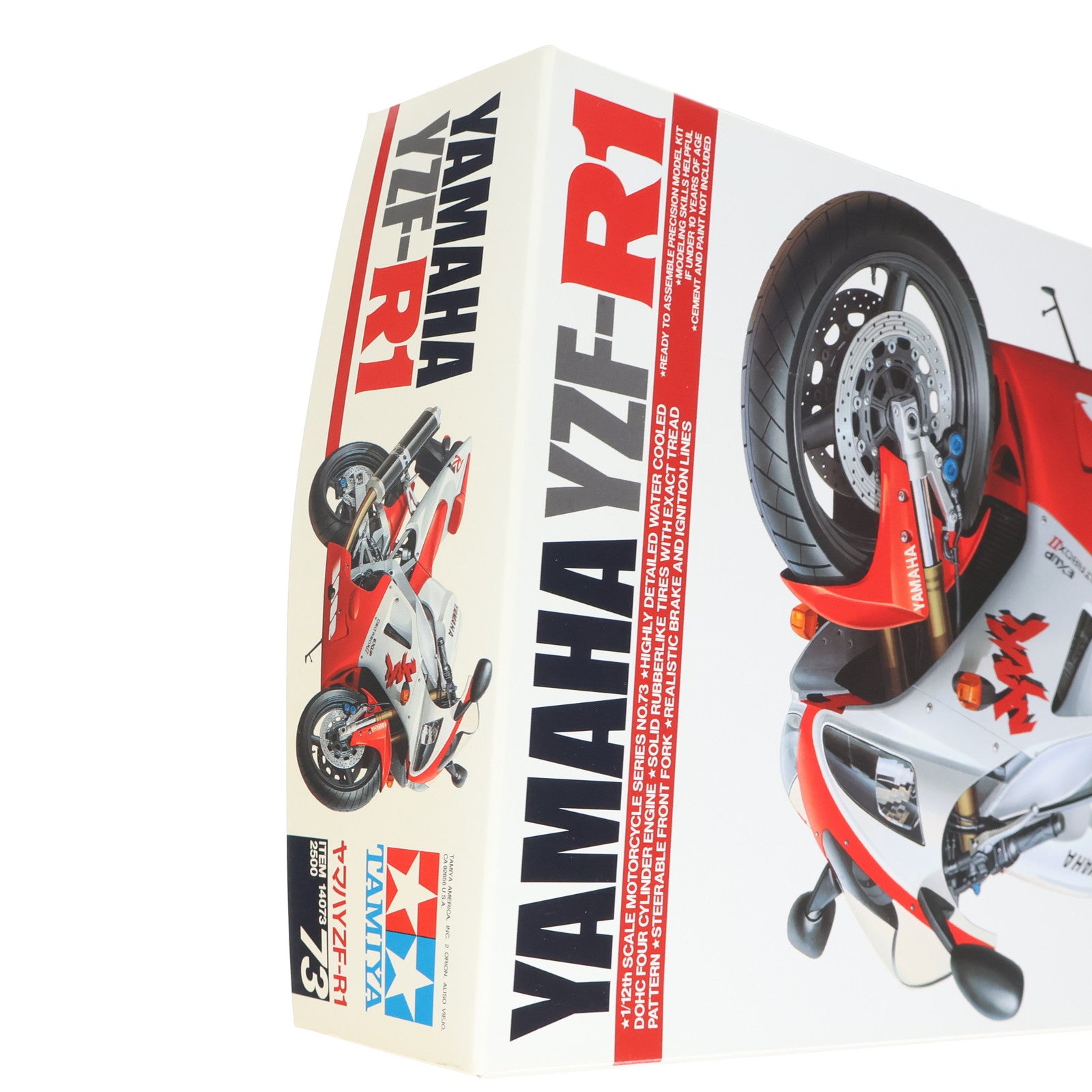 【中古即納】[PTM] オートバイシリーズ No.73 1/12 ヤマハ YZF-R1 プラモデル(14073) タミヤ(19981228)