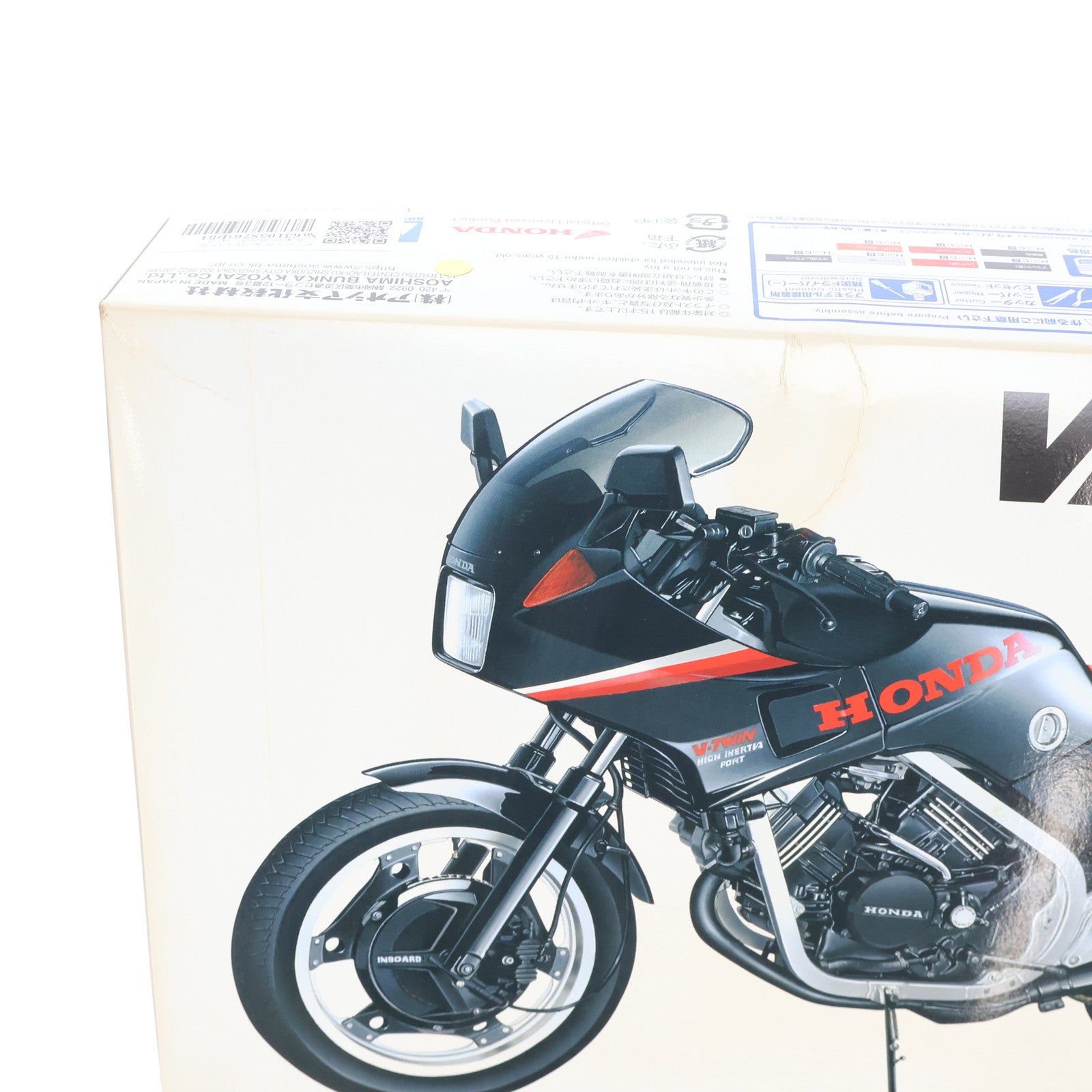 【中古即納】[PTM] ザ・バイク No.22 1/12 ホンダ MC08 VT250F '84 プラモデル(063231) アオシマ(20210917)
