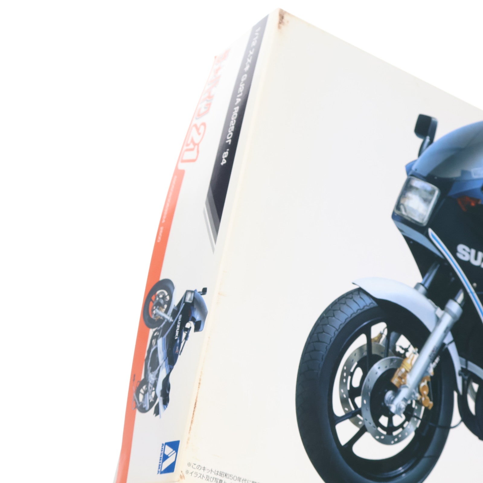 【中古即納】[PTM] ザ・バイク No.21 1/12 スズキ GJ21A RG250Γ '84 プラモデル(063224) アオシマ(20210930)