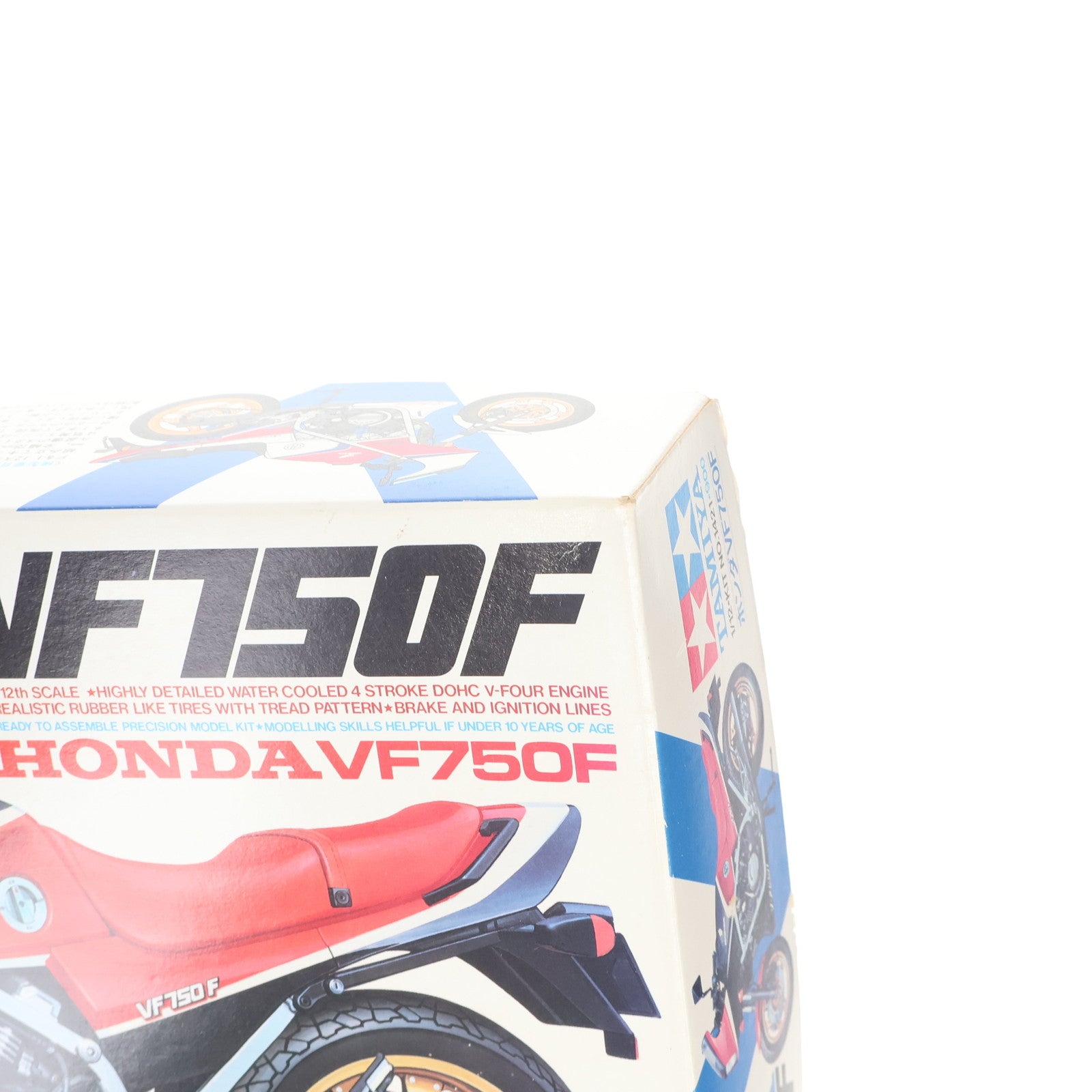 【中古即納】[PTM] オートバイシリーズ No.21 1/12 ホンダ VF750F ディスプレイモデル プラモデル(1421) タミヤ(19991231)