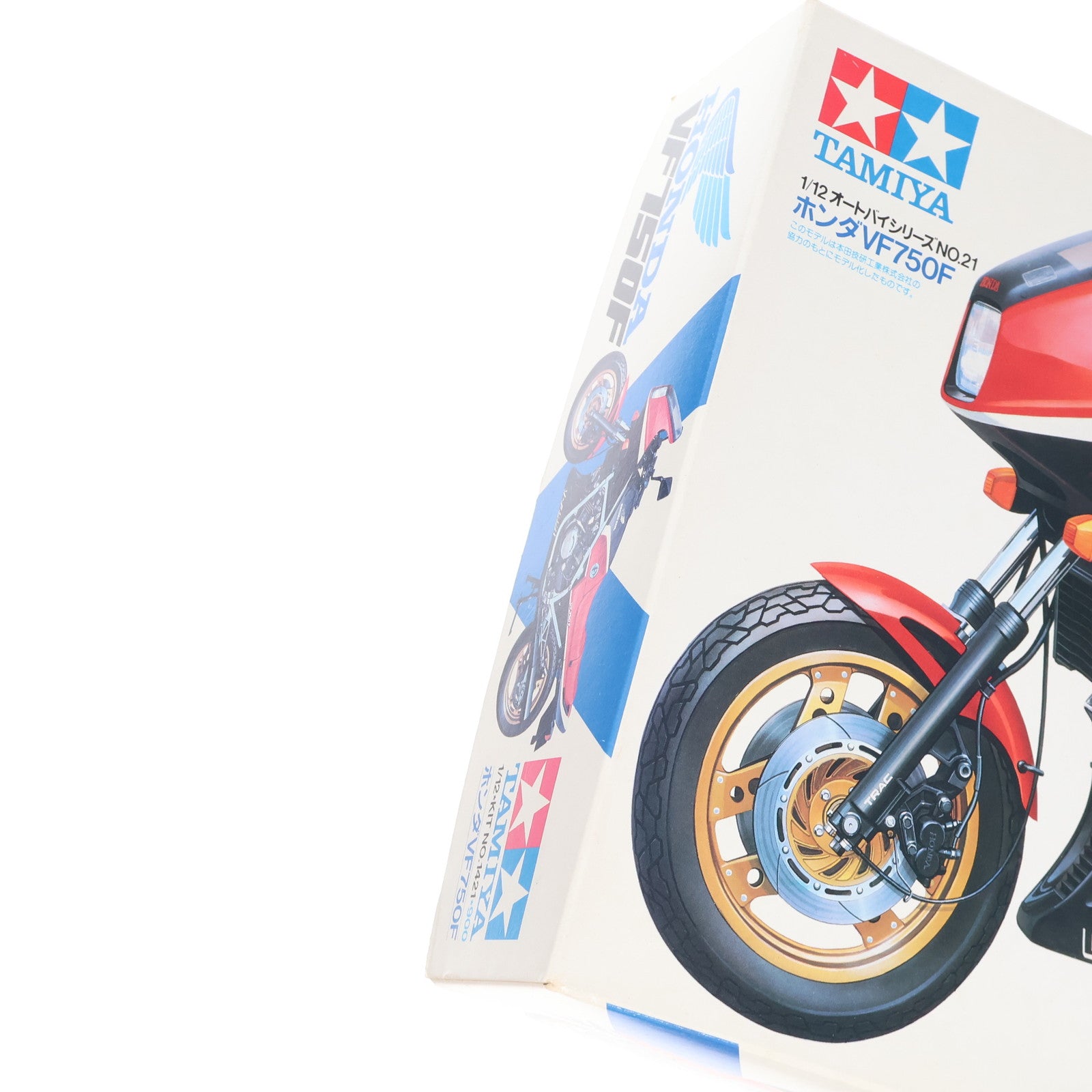 【中古即納】[PTM] オートバイシリーズ No.21 1/12 ホンダ VF750F ディスプレイモデル プラモデル(1421) タミヤ(19991231)