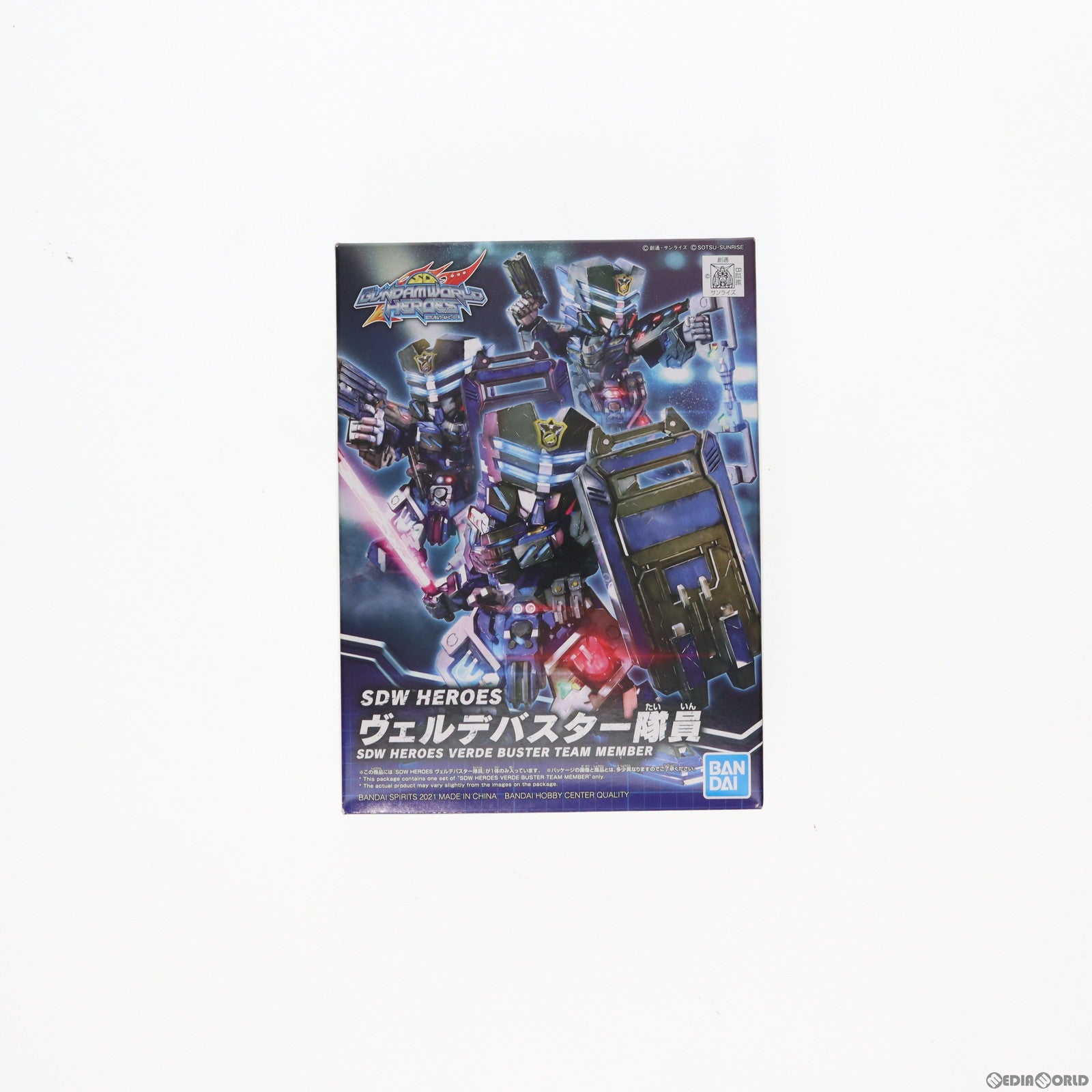 【中古即納】[PTM] ヴェルデバスター隊員 SDガンダムワールド ヒーローズ プラモデル(2568795) バンダイスピリッツ(20241221)