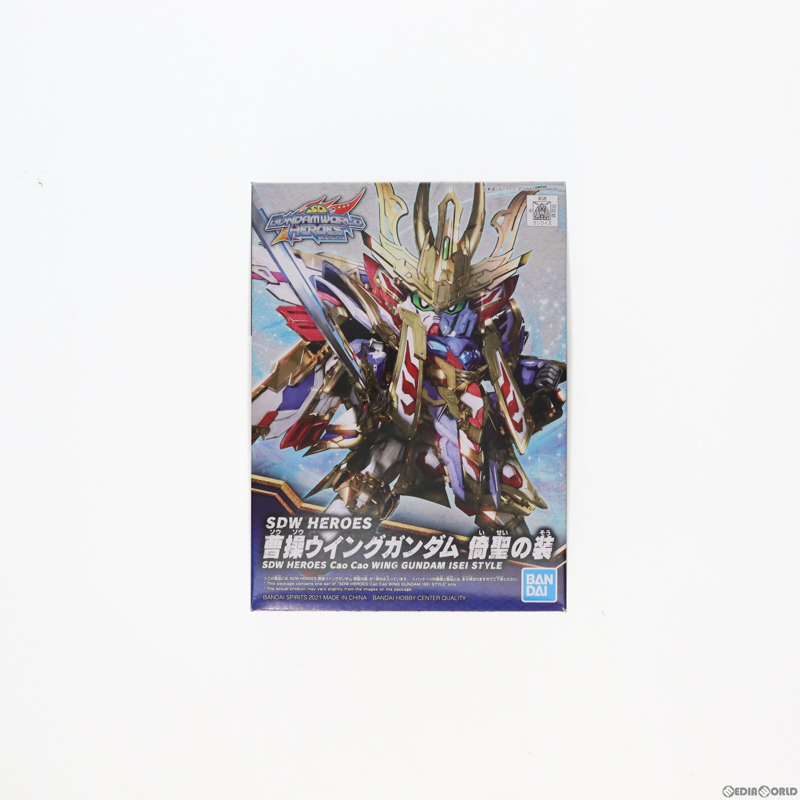 【中古即納】[PTM] (再販) SDW HEROES 曹操ウイングガンダム 倚聖の装(ソウソウウイングガンダム イセイノソウ) SDガンダムワールド ヒーローズ プラモデル(2568791) バンダイスピリッツ(20230613)